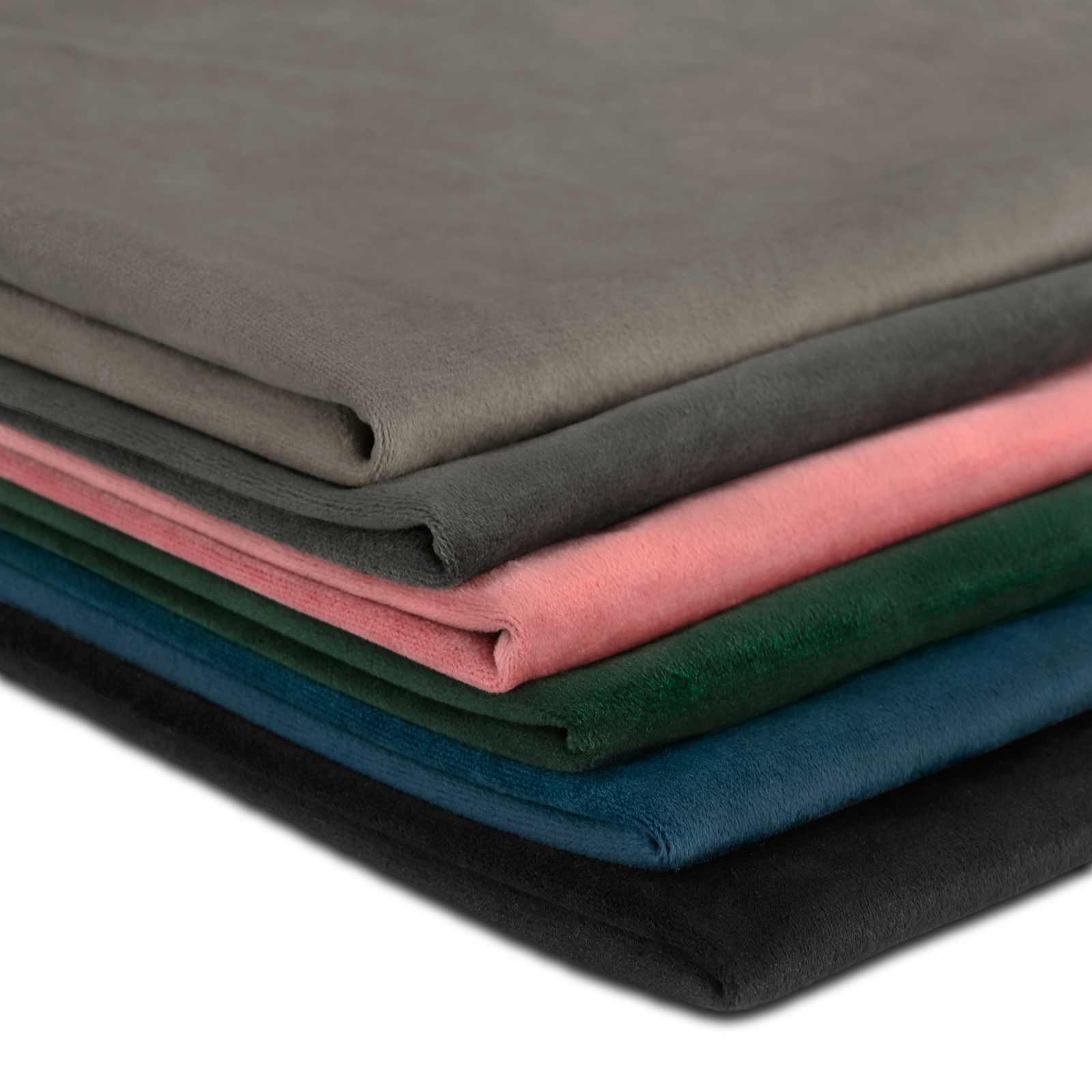 Cushion with Pillow HEERLEN 6 pcs Light Grey Velvet