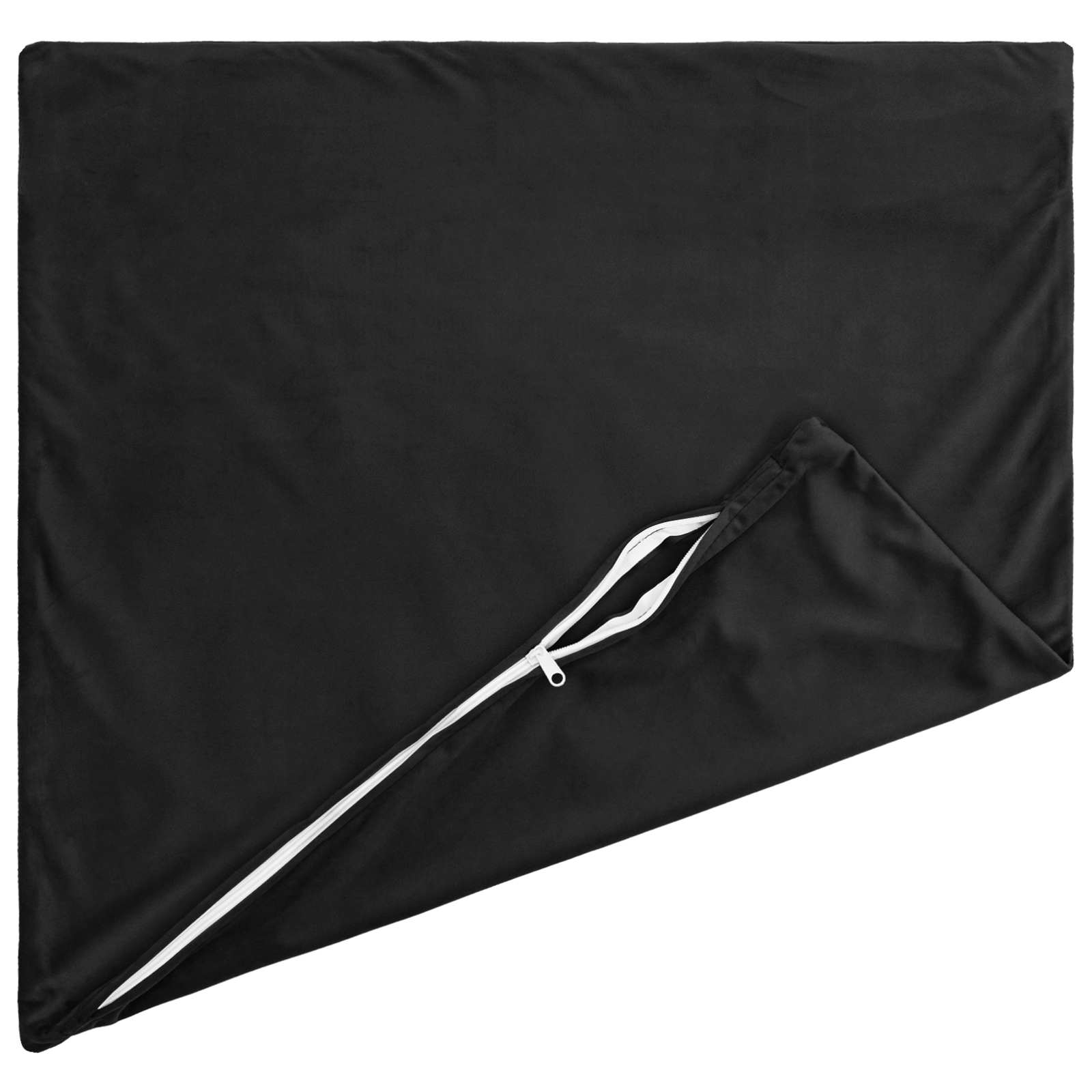 Cushion with Pillow HEERLEN 2 pcs Black Velvet