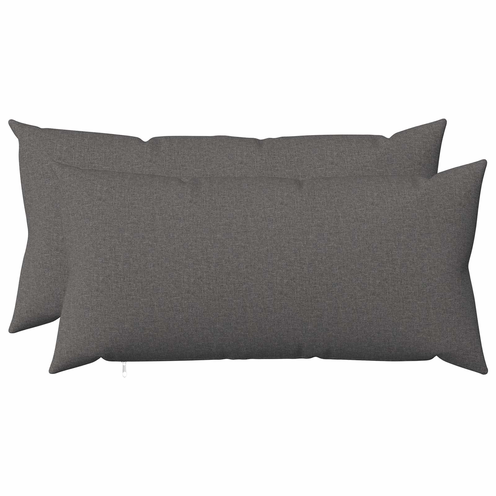 Throw Pillow 2 pcs HEERLEN Light Grey 40 x 70 cm Fabric