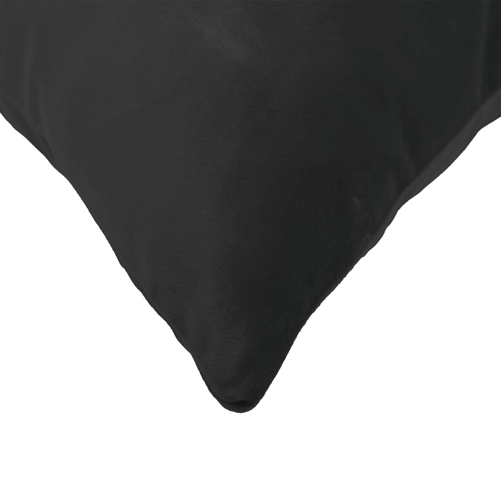 Cushion with Pillow HEERLEN 2 pcs Black Velvet