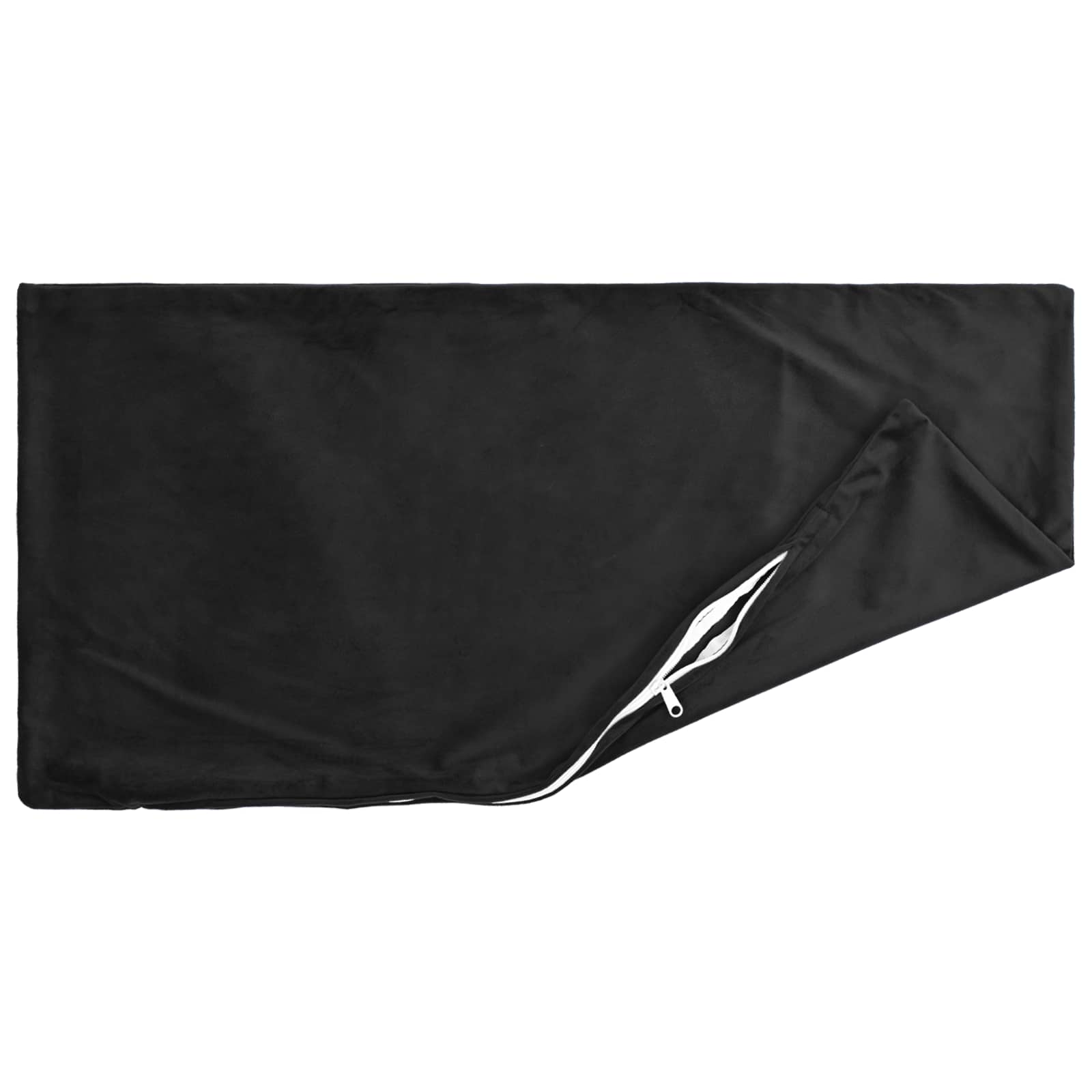 Cushion with Pillow HEERLEN 2 pcs Black Velvet
