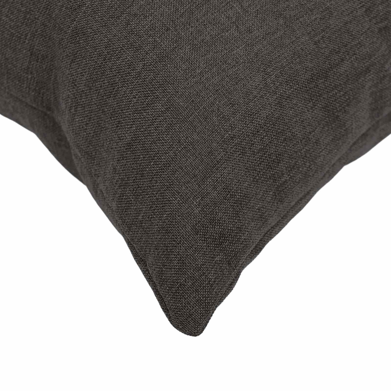 Throw Pillow 6 pcs HEERLEN Dark Grey 40 x 80 cm Fabric