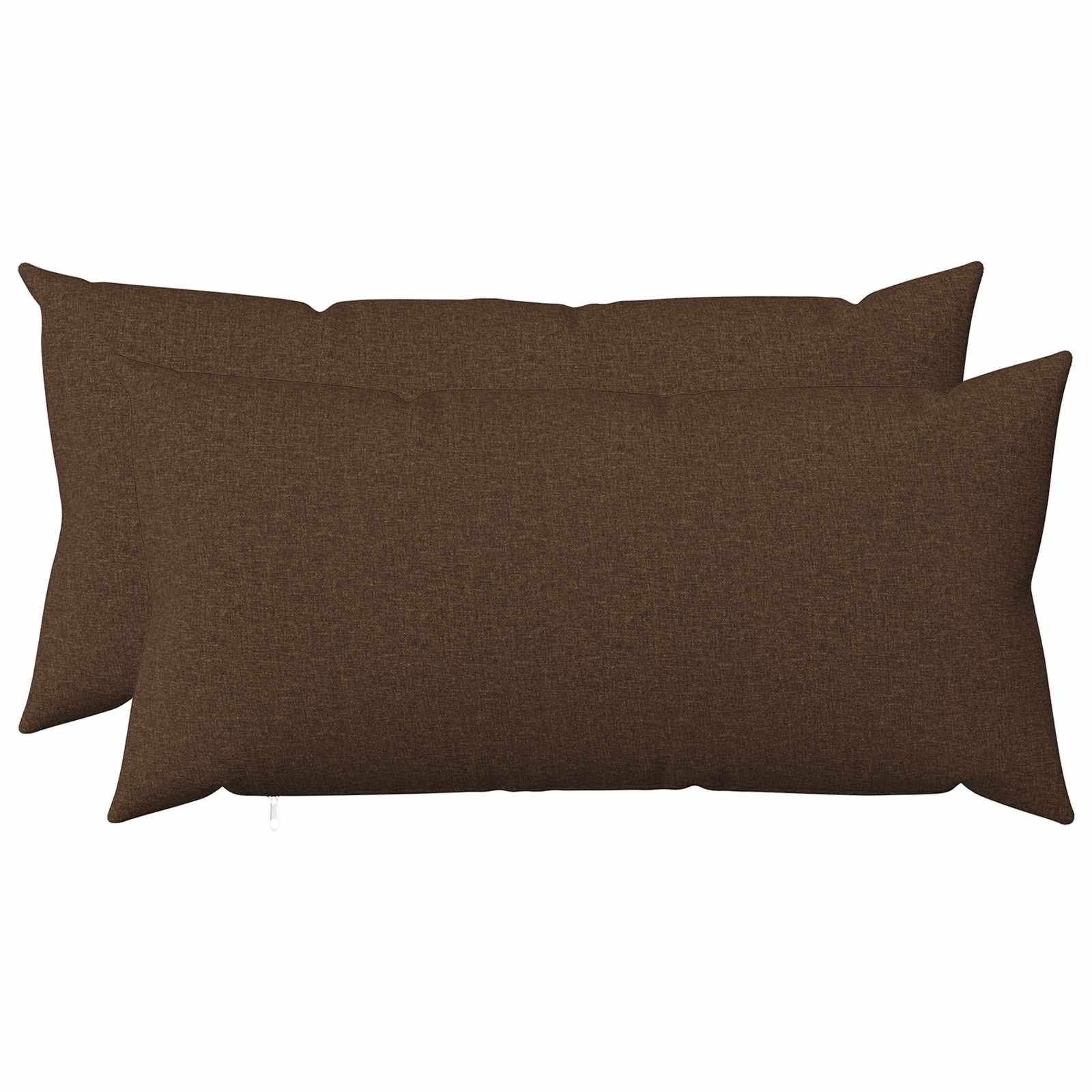Cushion with Pillow HEERLEN 2 pcs Brown Fabric