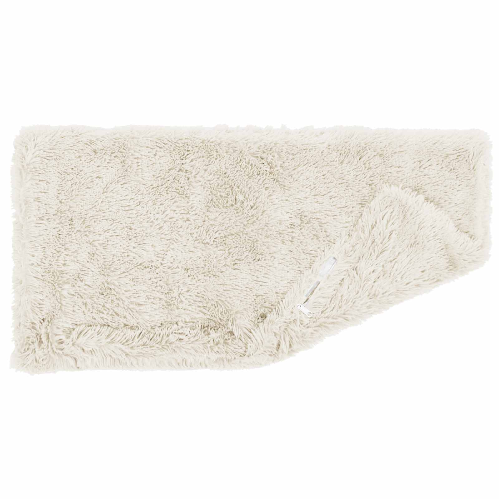 Cushion with Pillow HEERLEN 2 pcs White PV Fleece