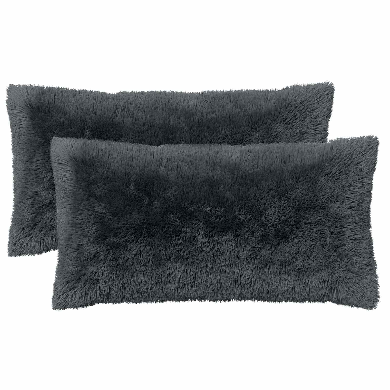 Cushion with Pillow HEERLEN 2 pcs Anthracite PV Fleece