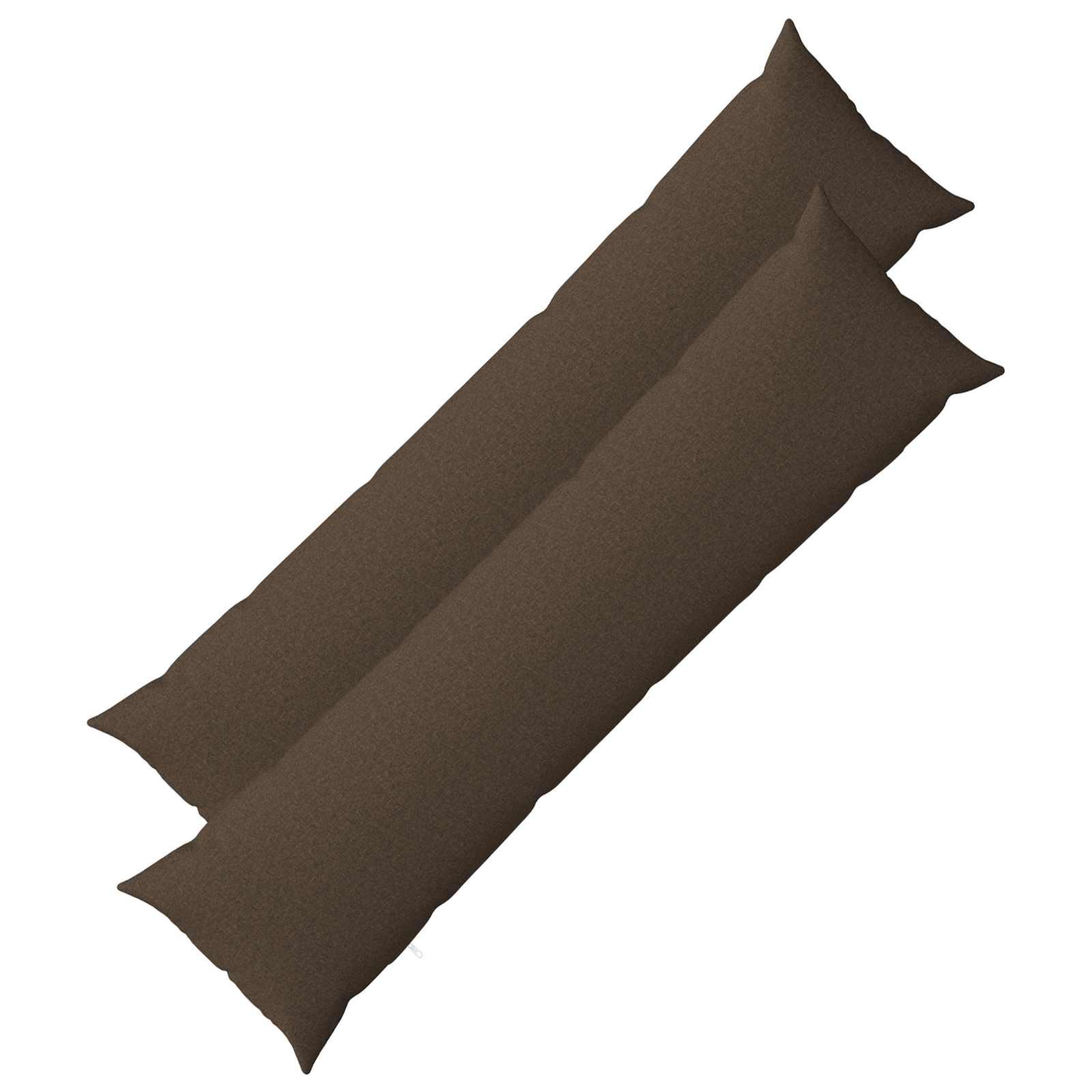 Throw Pillow 2 pcs HEERLEN Taupe 40 x 145 cm Fabric