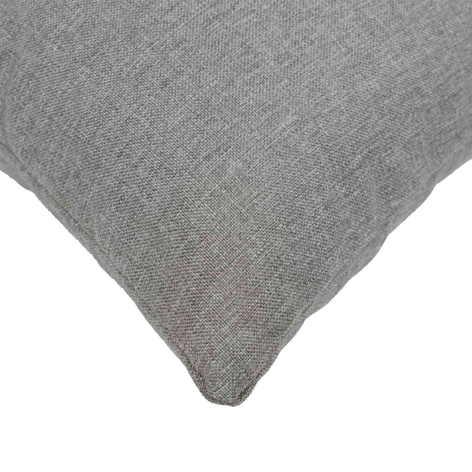Cushion with Pillow HEERLEN Cloud Grey 40 x 145 cm Fabric