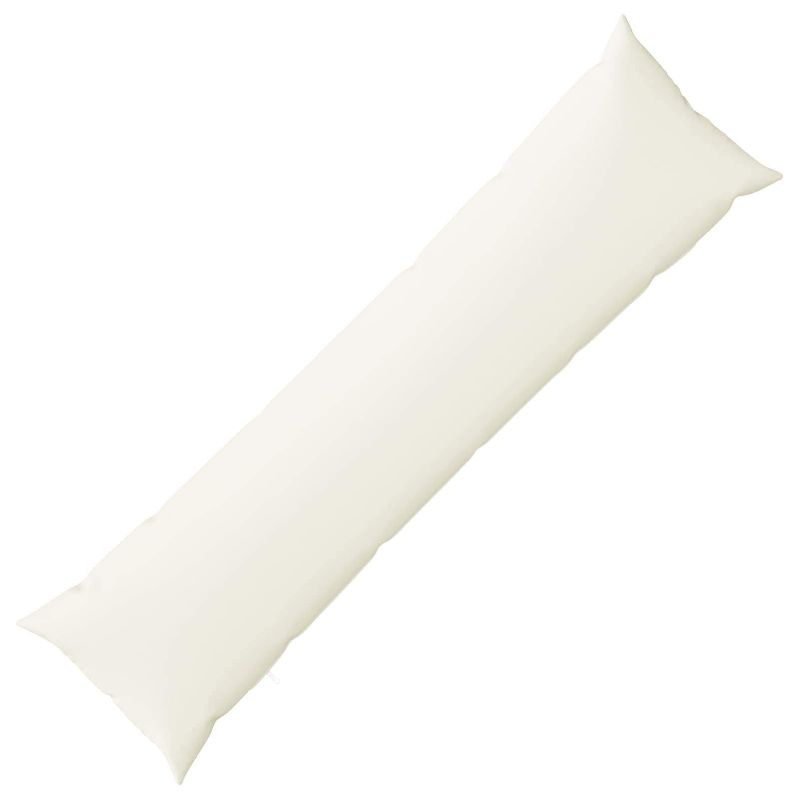 Throw Pillow HEERLEN White 40 x 145 cm Fabric