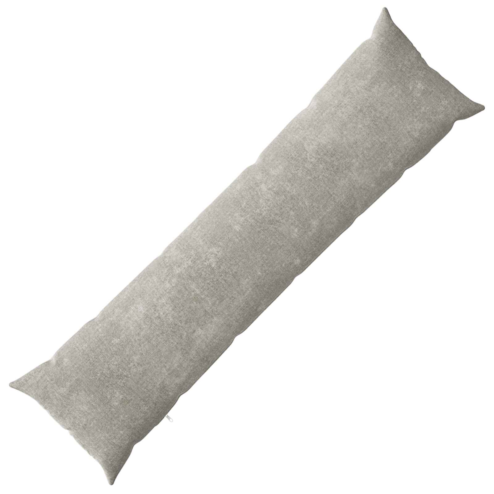 Cushion HEERLEN Light Grey 40 x 145 cm Chenille Fabric