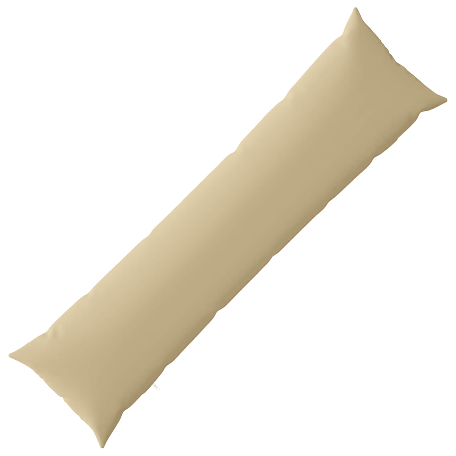 Cushion with Pillow HEERLEN Beige 40 x 145 cm Polyester