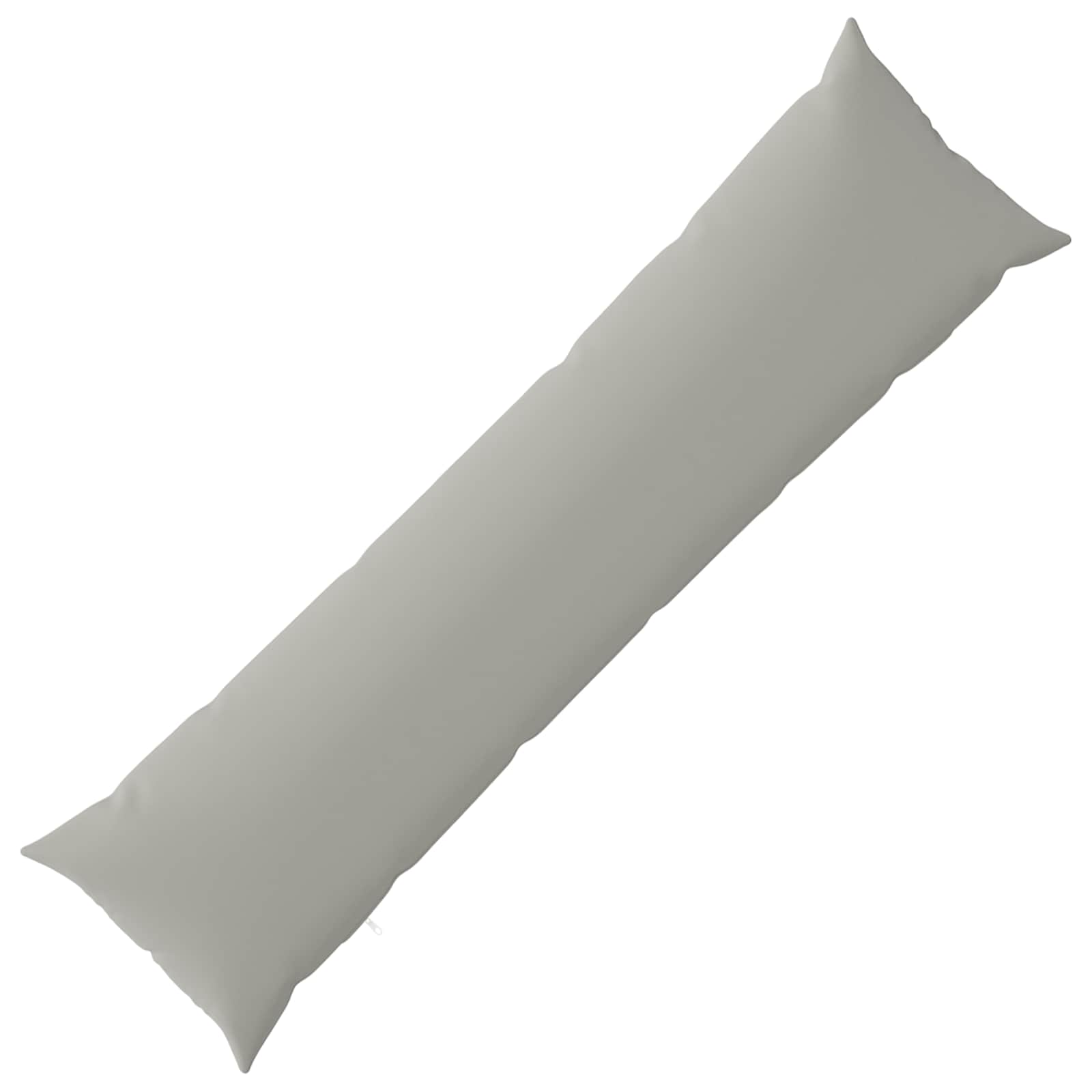 Cushion with Pillow HEERLEN Grey 40 x 145 cm Polyester