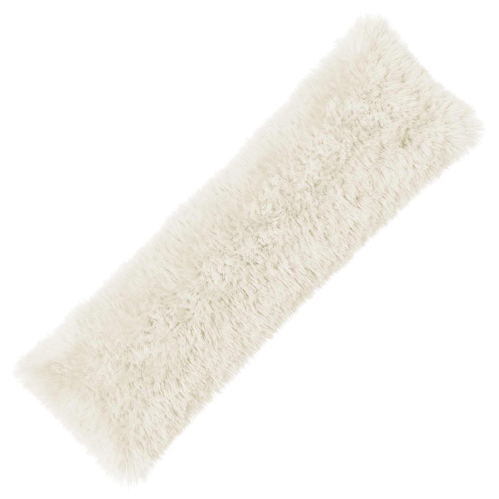 Cushion with Pillow HEERLEN White 40 x 145 cm PV Fleece
