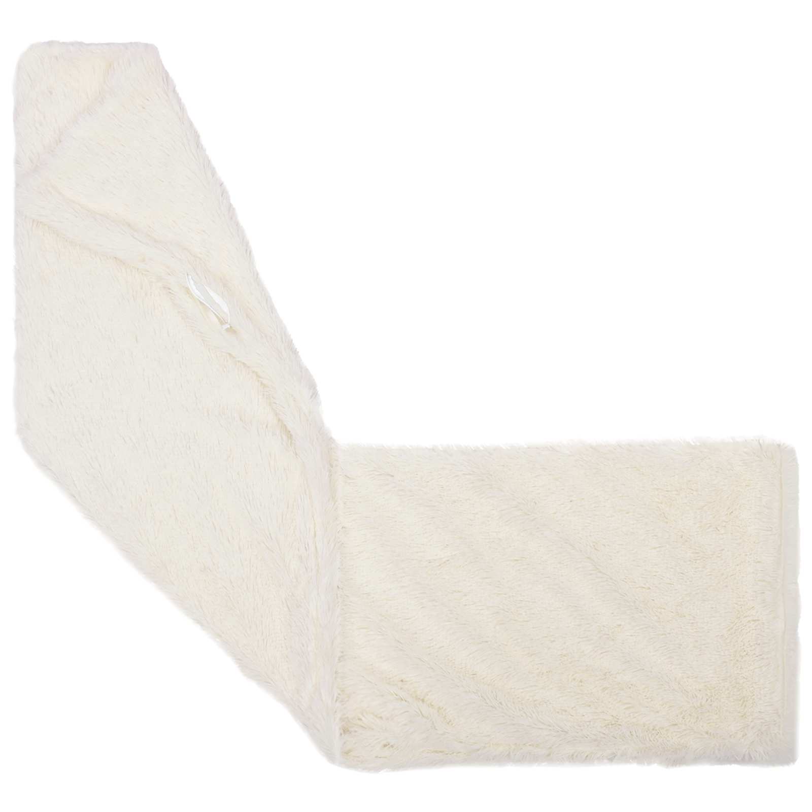 Cushion with Pillow HEERLEN 2 pcs White PV Fleece
