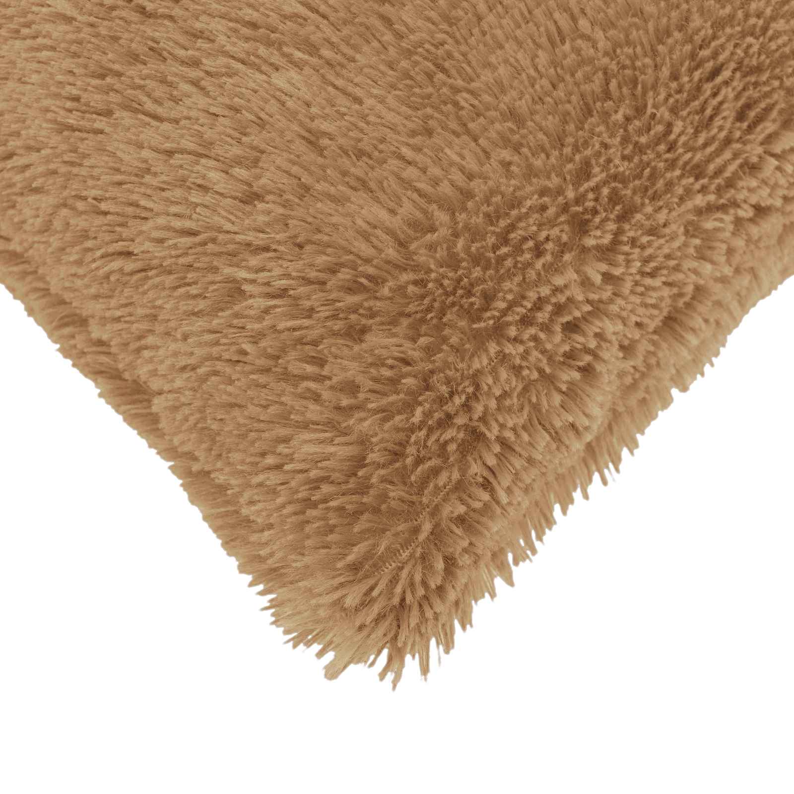 Cushion with Pillow HEERLEN Taupe 40 x 145 cm PV Fleece