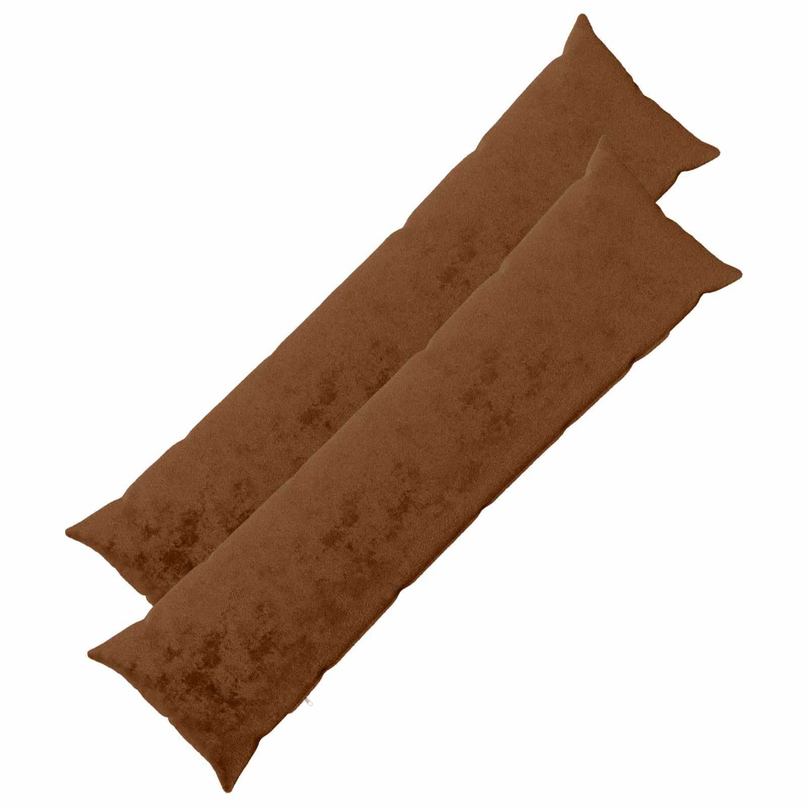 Throw Pillow 2 pcs HEERLEN Light Brown 40 x 145 cm Flannel