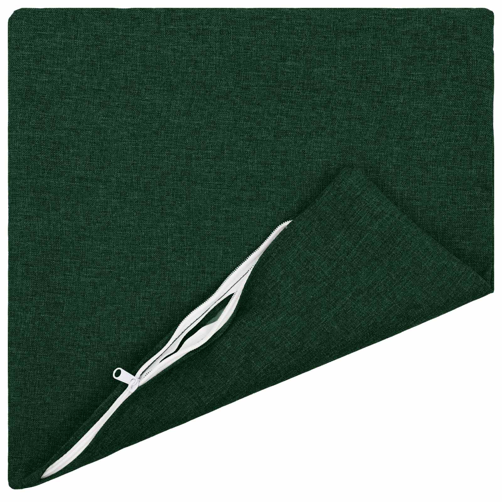Throw Pillow 2 pcs HEERLEN Dark Green 50 x 50 cm Fabric