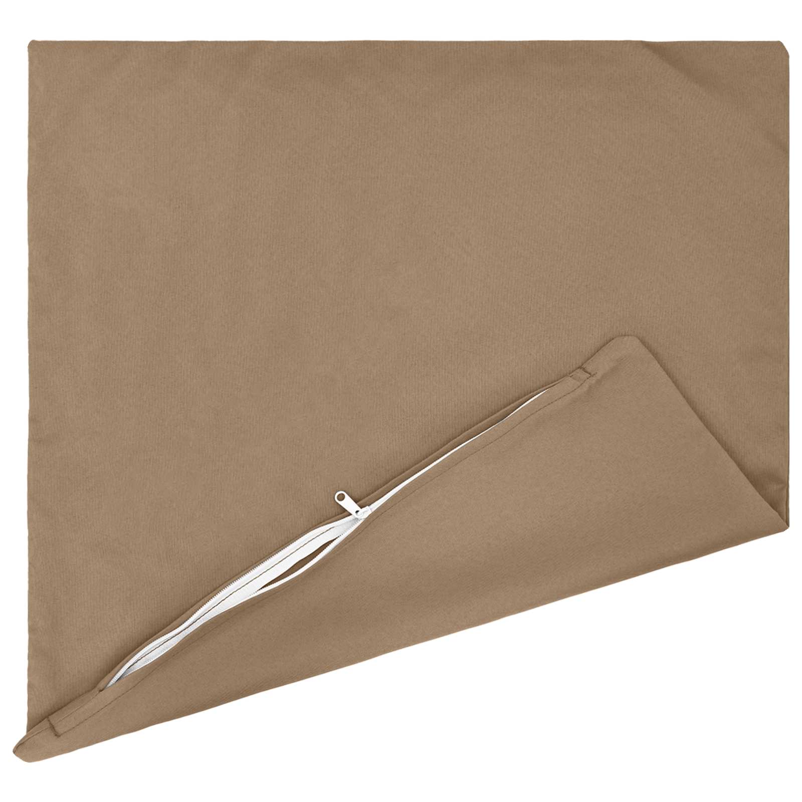 Cushion with Pillow HEERLEN 2 pcs Taupe Polyester
