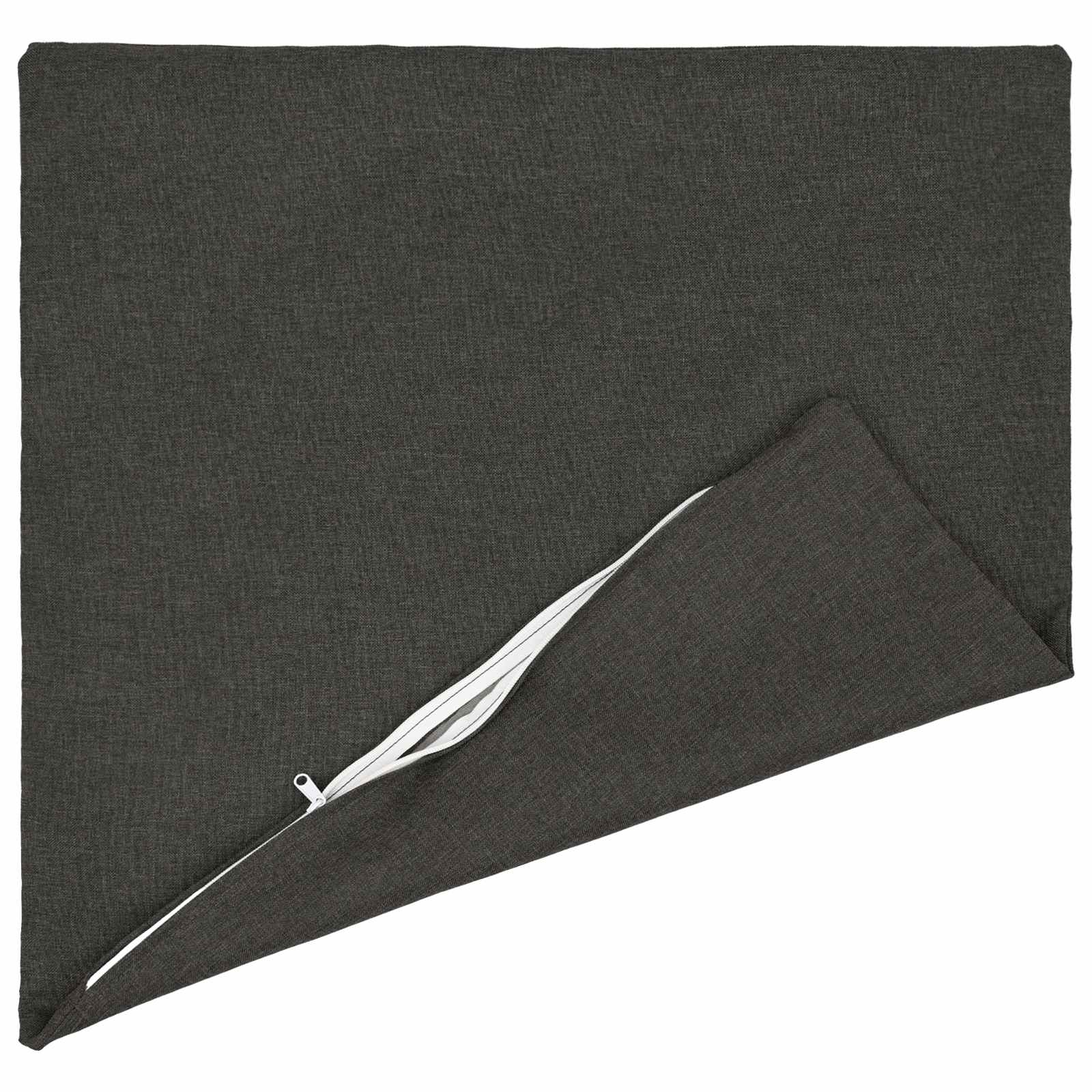 Throw Pillow 2 pcs HEERLEN Dark Grey 65 x 65 cm Fabric