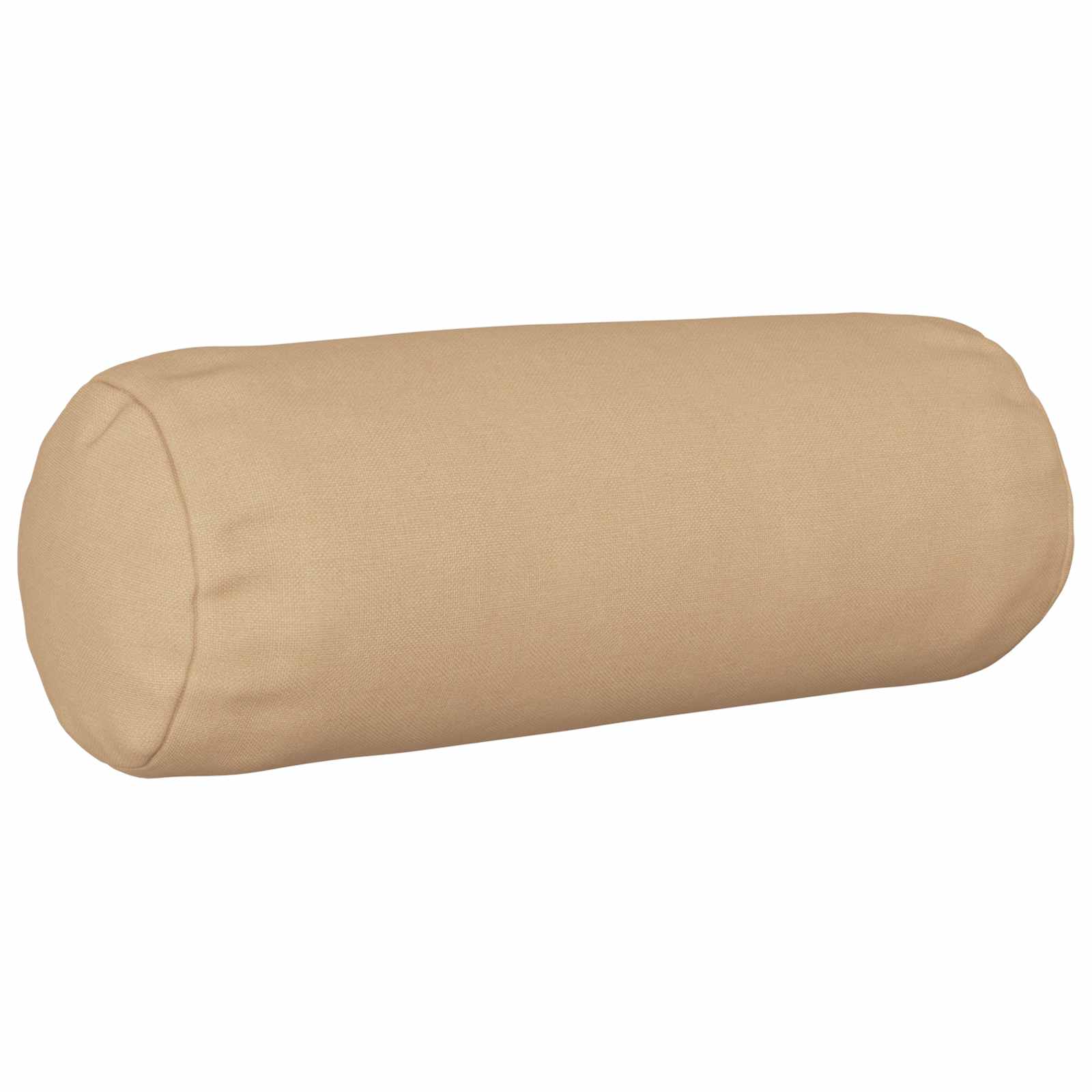 Throw Pillow 2 pcs HEERLEN Cream Ø 15 x 40 cm Fabric