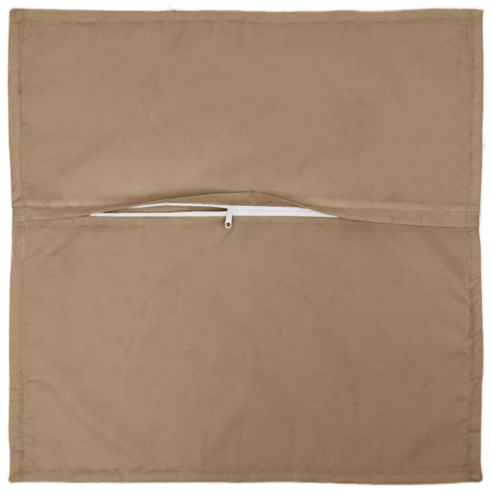 Cushion with Pillow HOUTEN 2 pcs Taupe Polyester