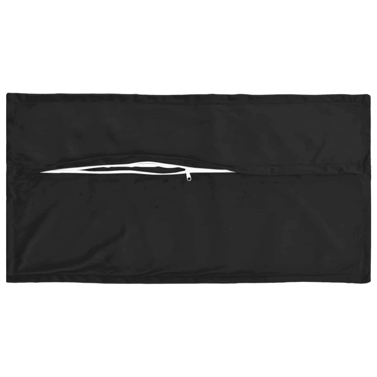 Cushion with Pillow HOUTEN 2 pcs Black Velvet
