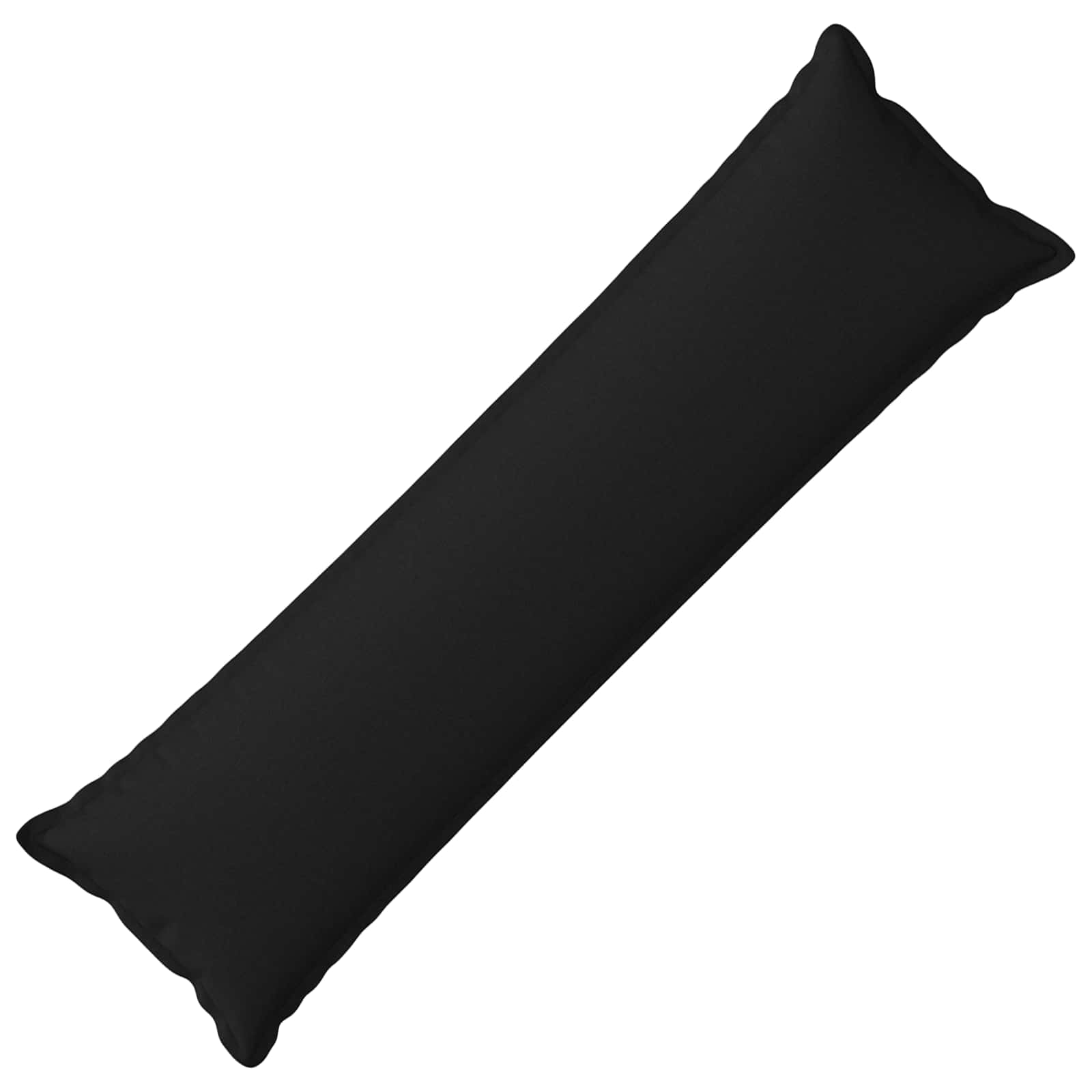 Cushion HOUTEN Black 40 x 145 cm Faux Linen