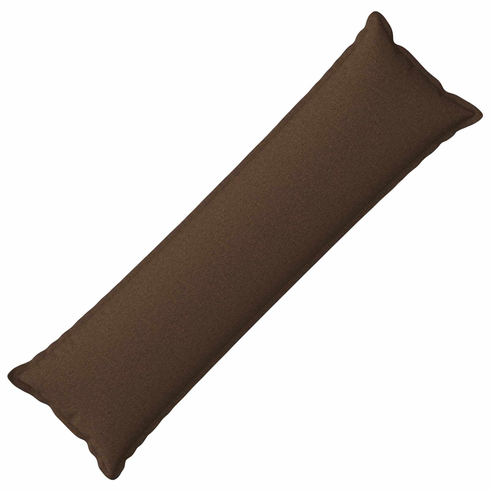Cushion with Pillow HOUTEN Brown 40 x 145 cm Faux Linen