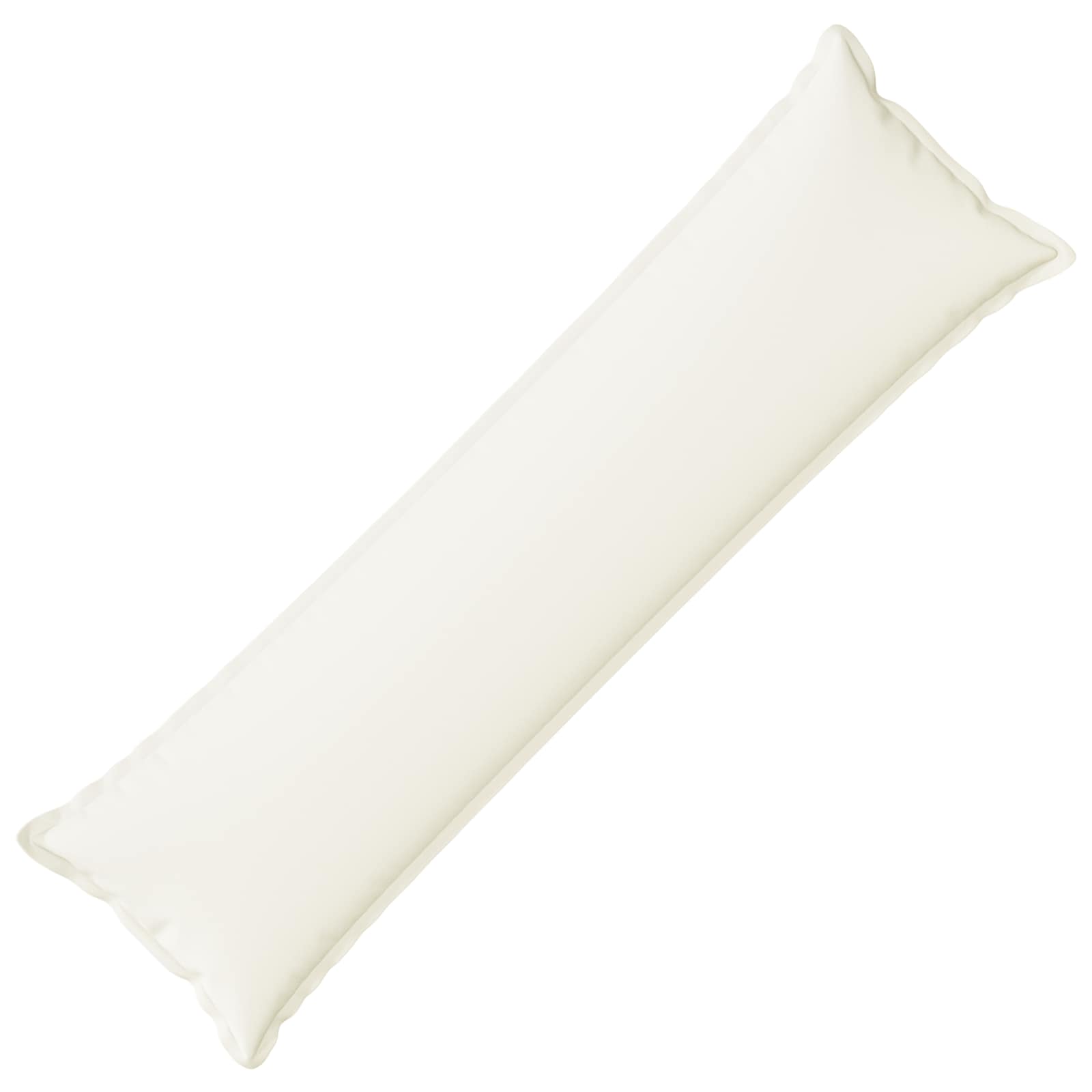 Cushion HOUTEN White 40 x 145 cm Faux Linen