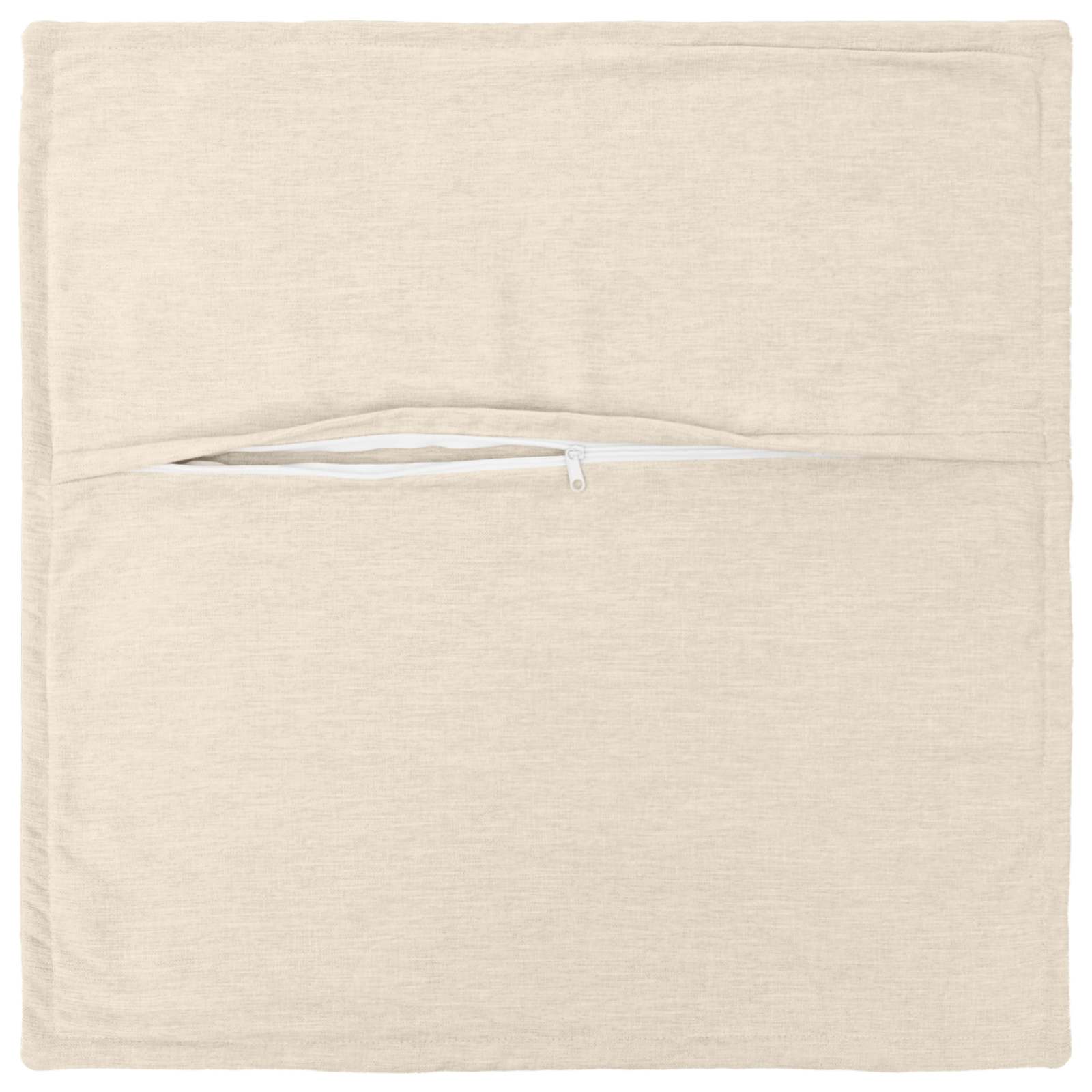 Cushion 2 pcs HOUTEN Cream 65 x 65 cm Chenille Fabric