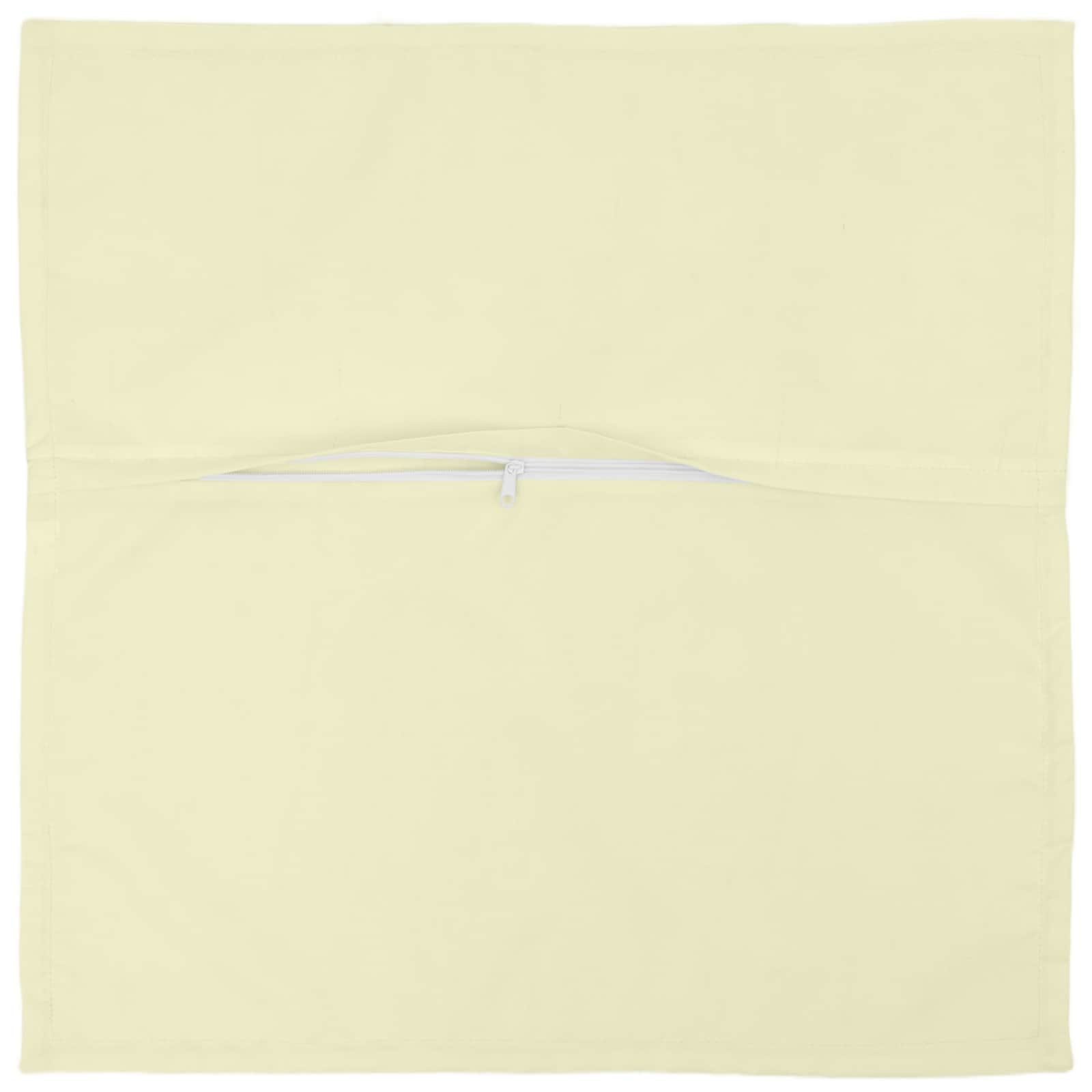 Cushion 2 pcs HOUTEN Cream 65 x 65 cm Polyester