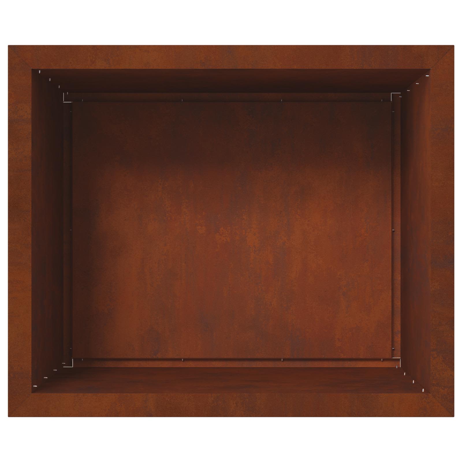 Garden Planter with LED Rusty 50 x 60 x 48 cm Weathering Steel