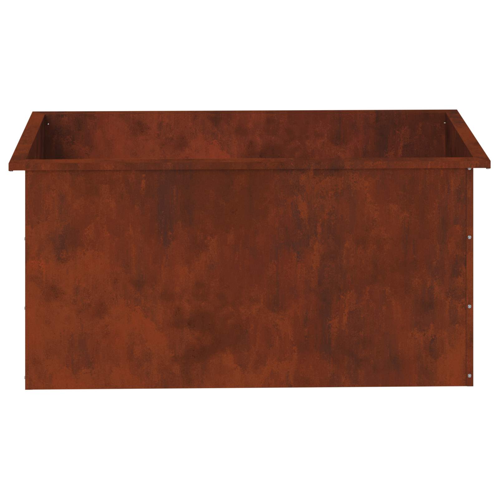 Garden Planter with LED 2 pcs Rusty 50 x 100 x 48 cm
