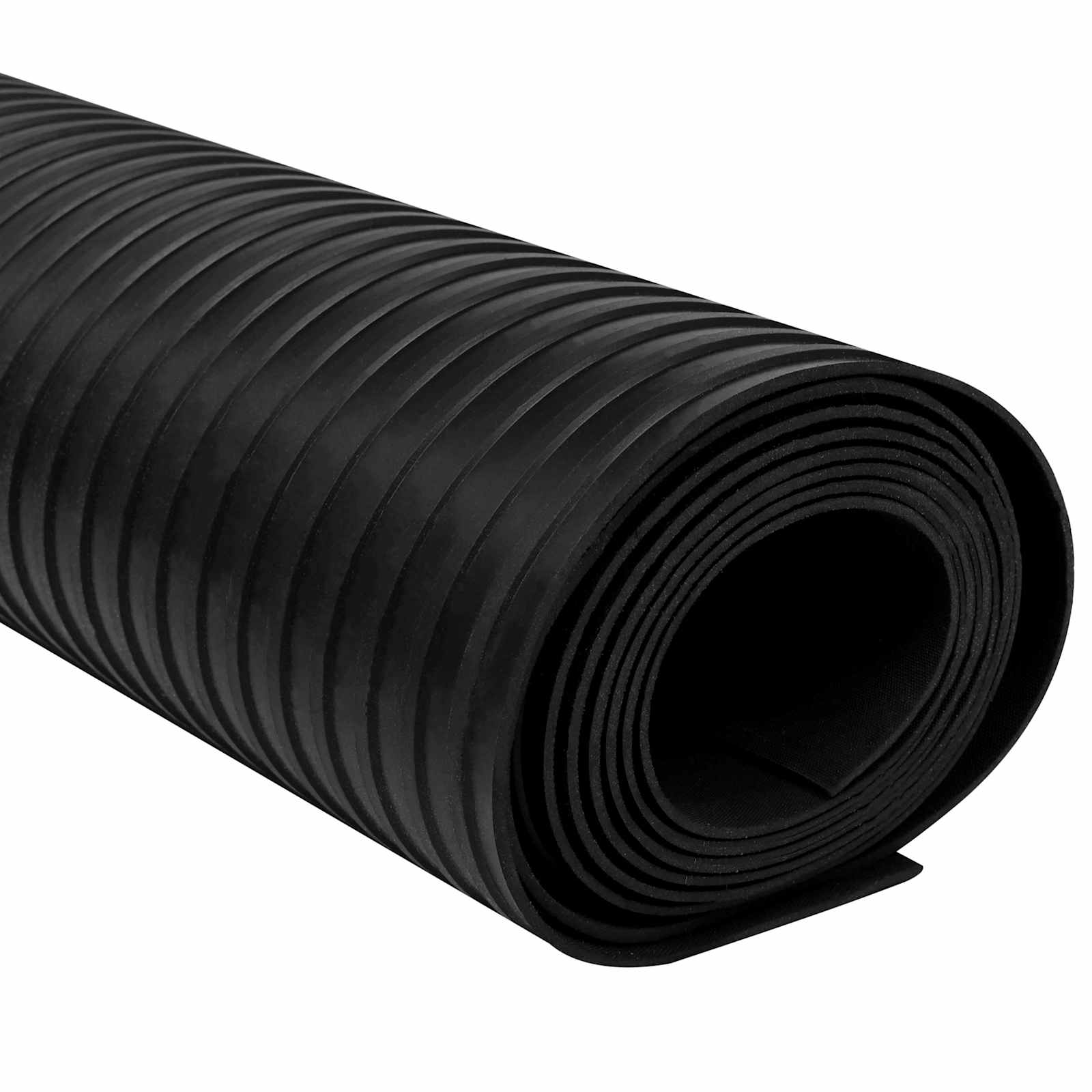 Floor Mat Black 1 x 5 m Rubber
