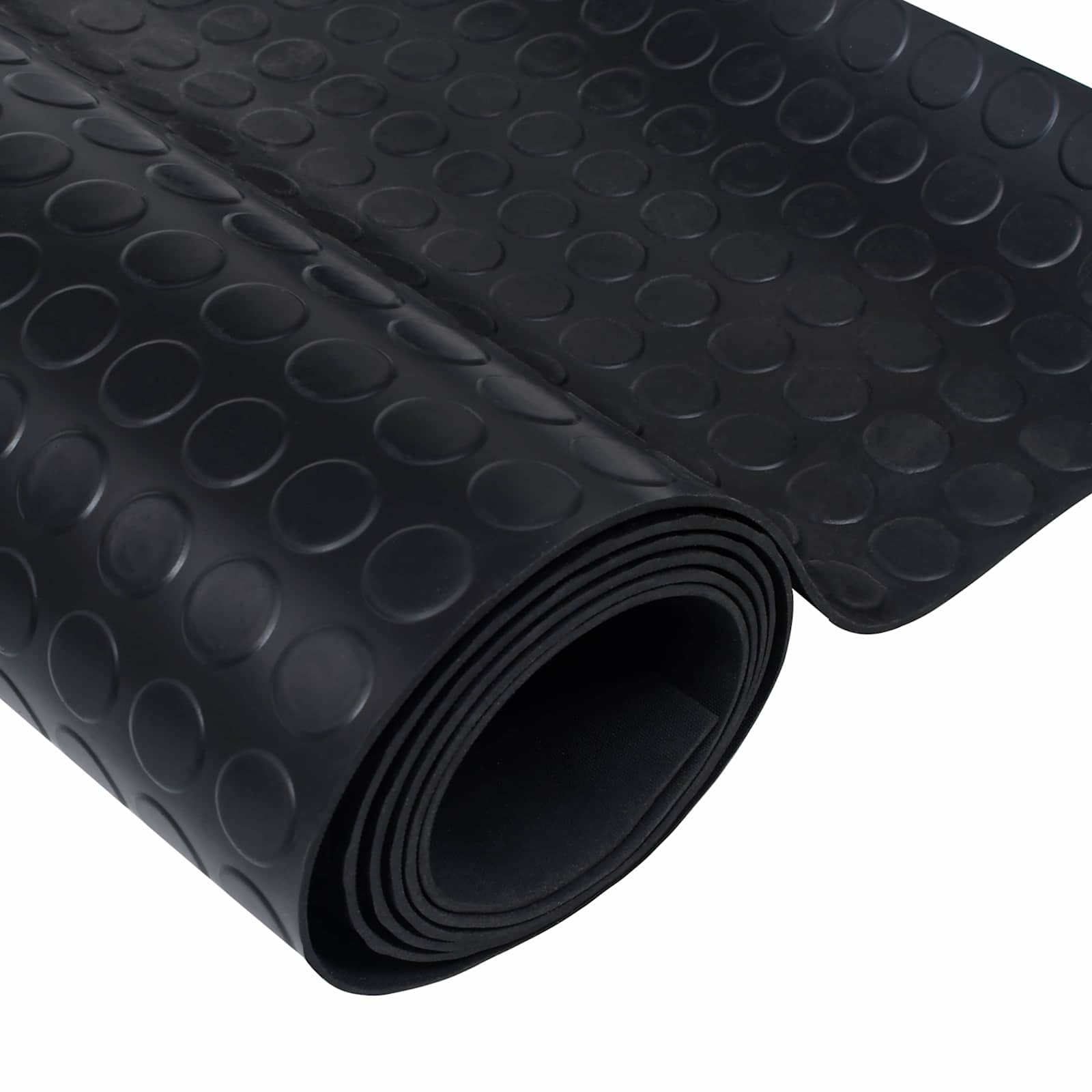 Floor Mat Black 1 x 2 m Rubber