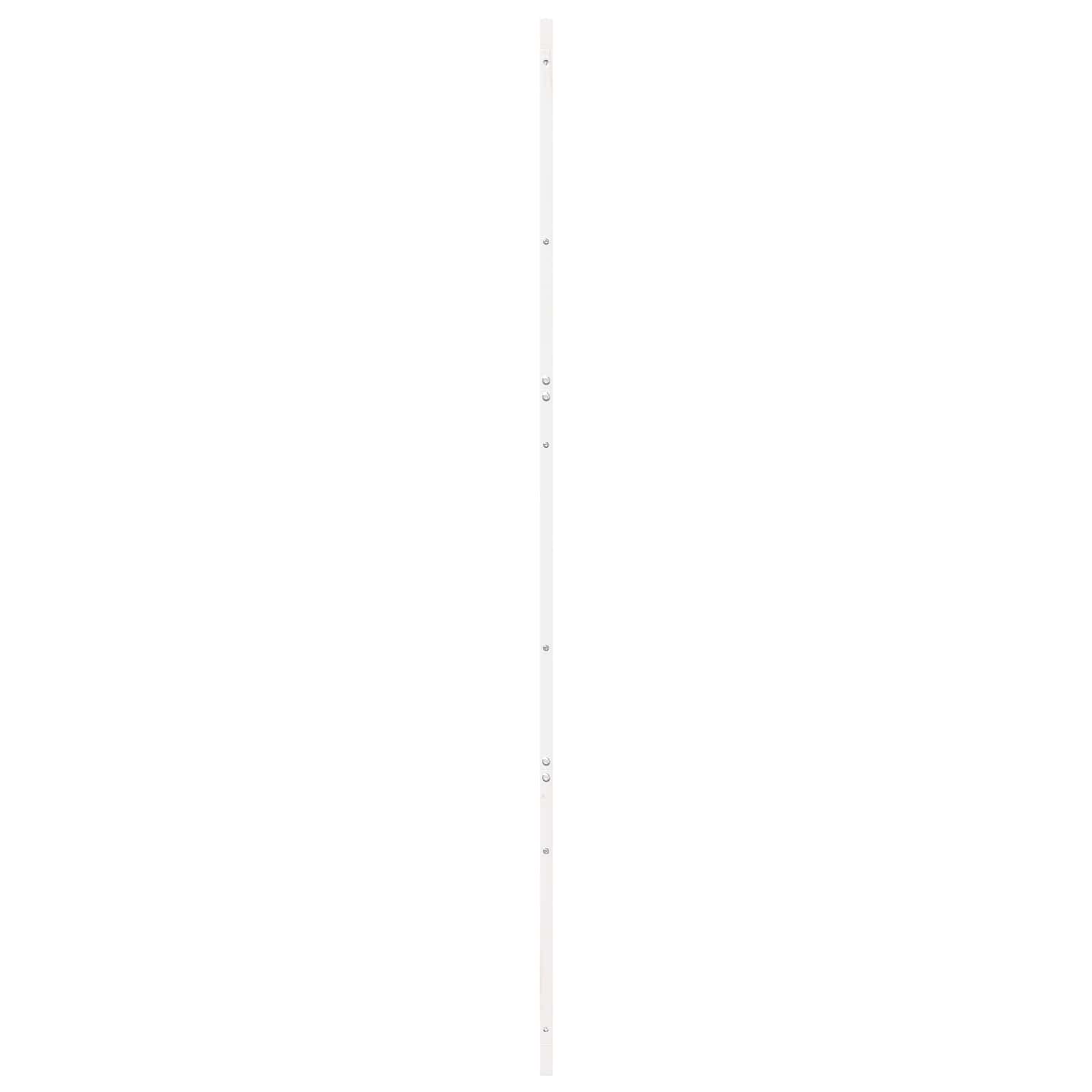 Barn Door 80 x 2,5 x 208 cm Solid Pine Wood White