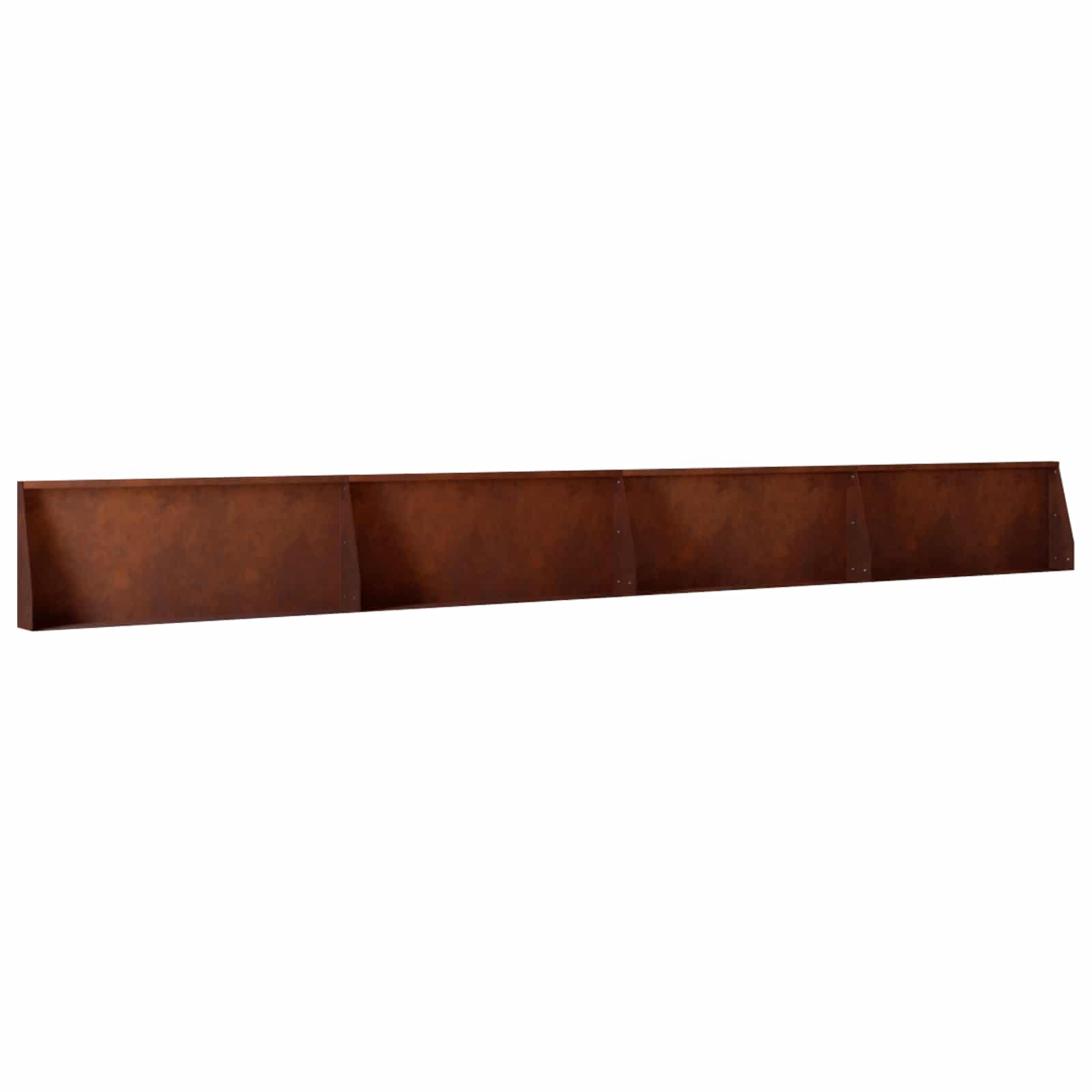 Retaining Wall 4 pcs 100 x 12 x 40 cm Weathering Steel Rusty
