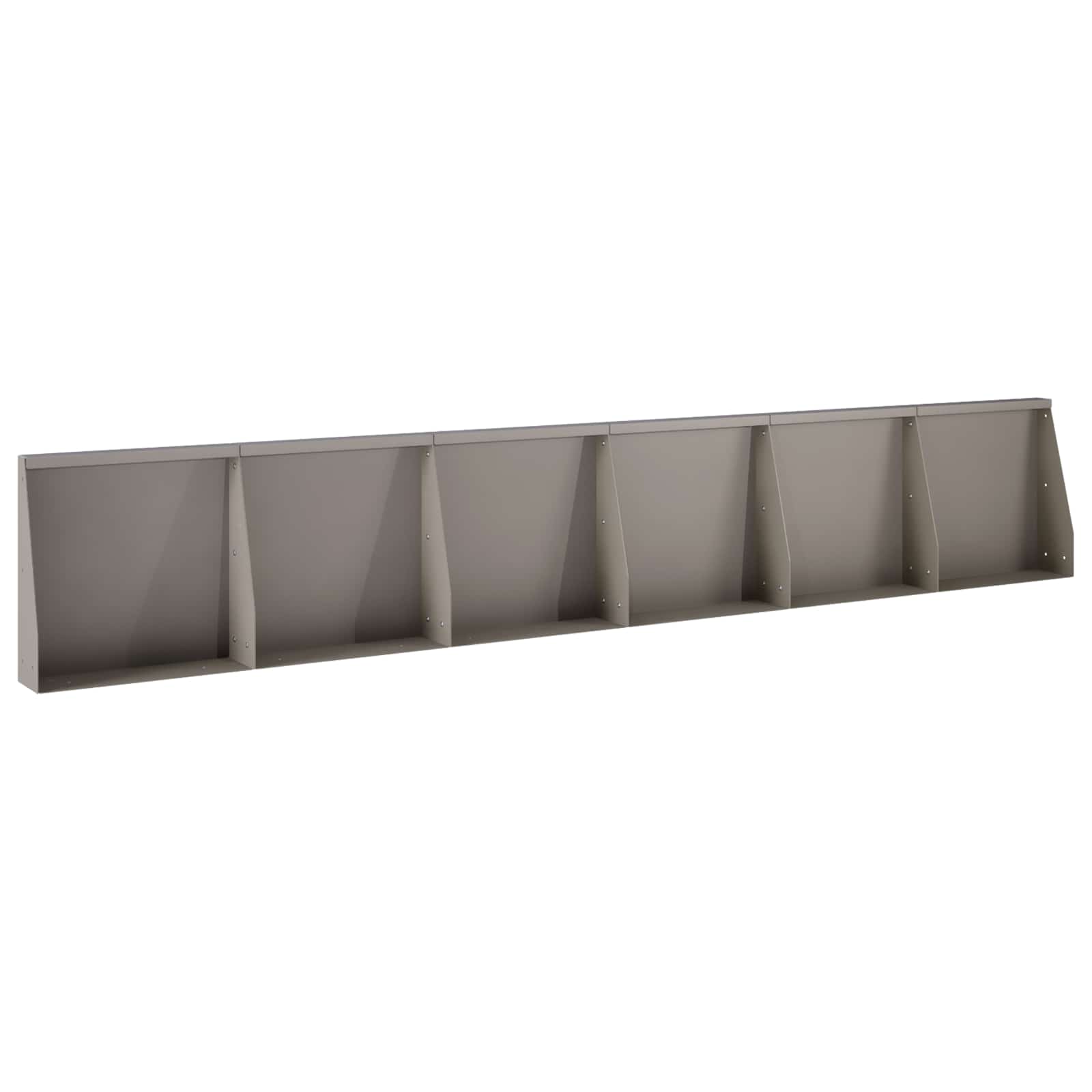 Retaining Wall 6 pcs 40 x 12 x 50 cm Weathering Steel Rusty