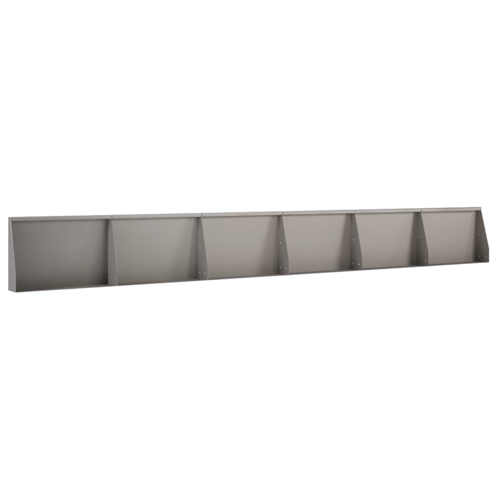 Retaining Wall 6 pcs 60 x 12 x 50 cm Weathering Steel Rusty