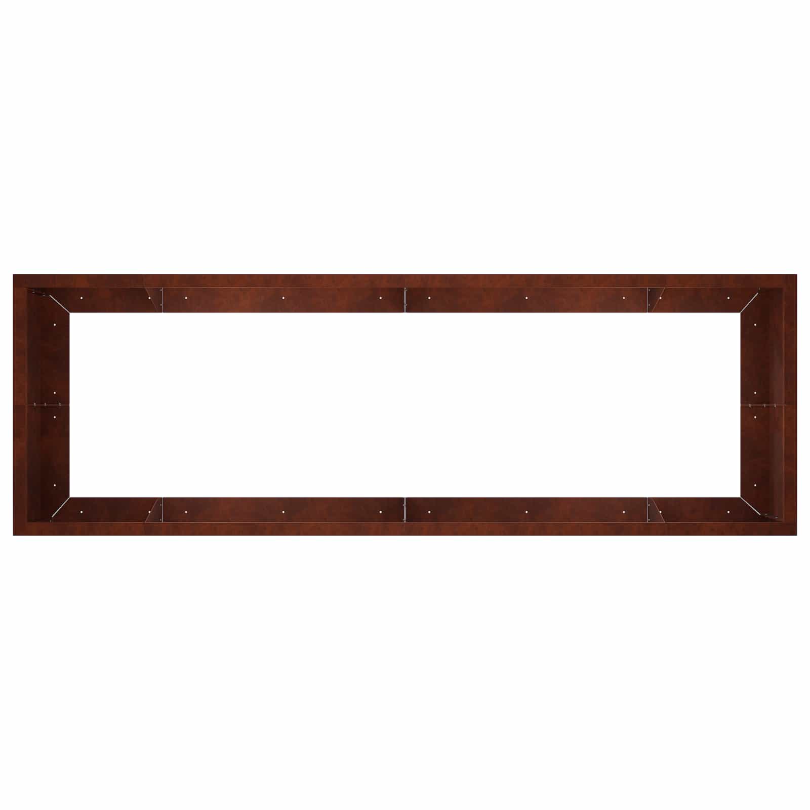 Retaining Wall 8 pcs 300 x 100 x 40 cm Weathering Steel Rusty