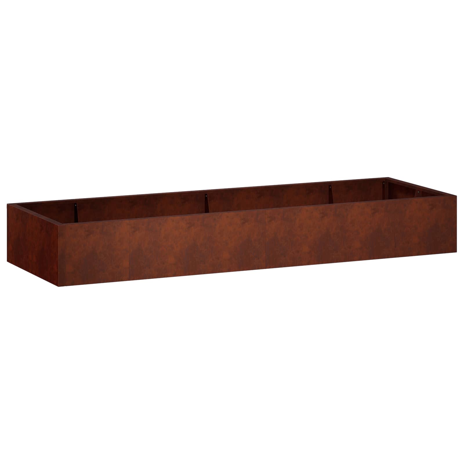 Retaining Wall 8 pcs 300 x 100 x 50 cm Weathering Steel Rusty