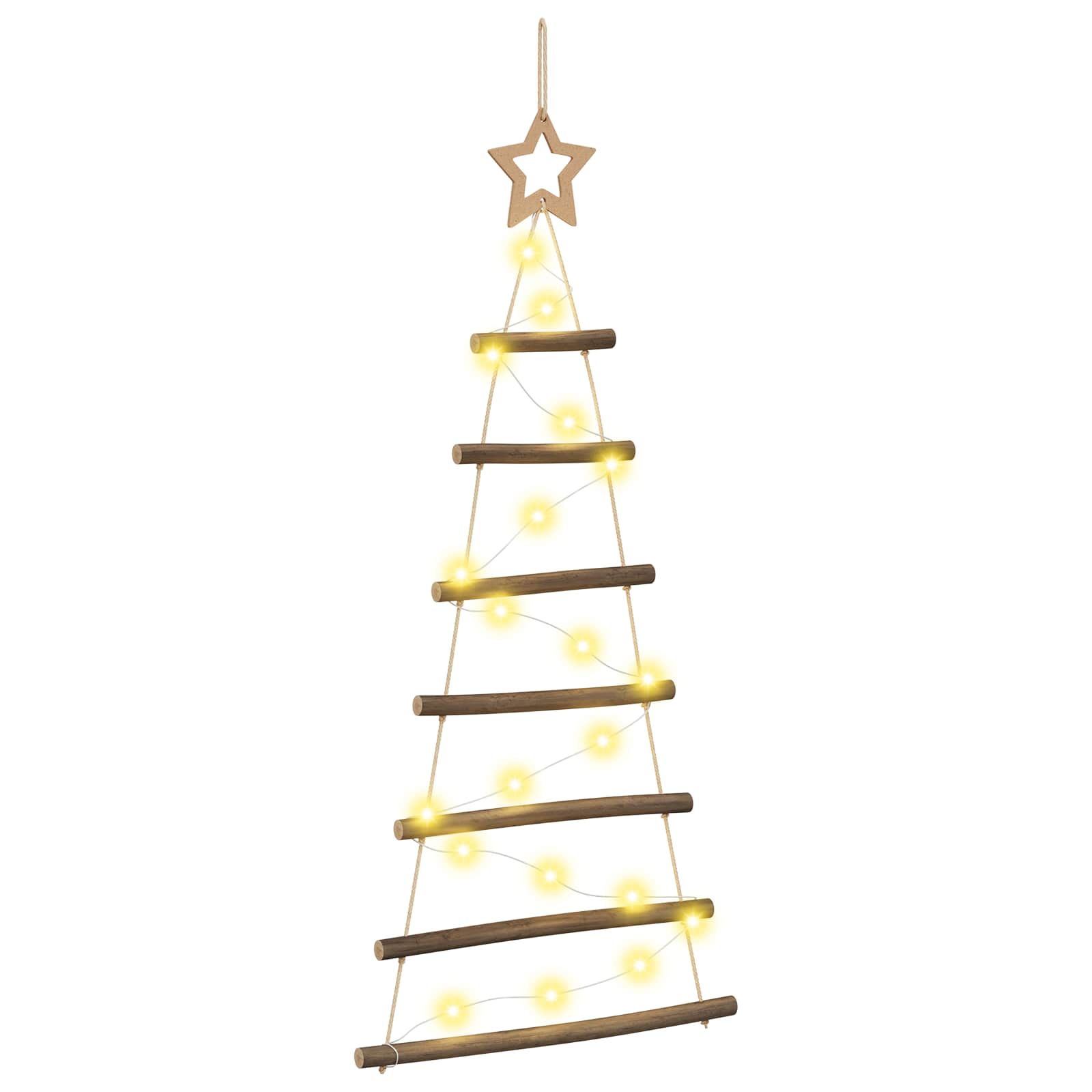 Hanging Christmas Tree 90 cm 30 LEDs Warm White