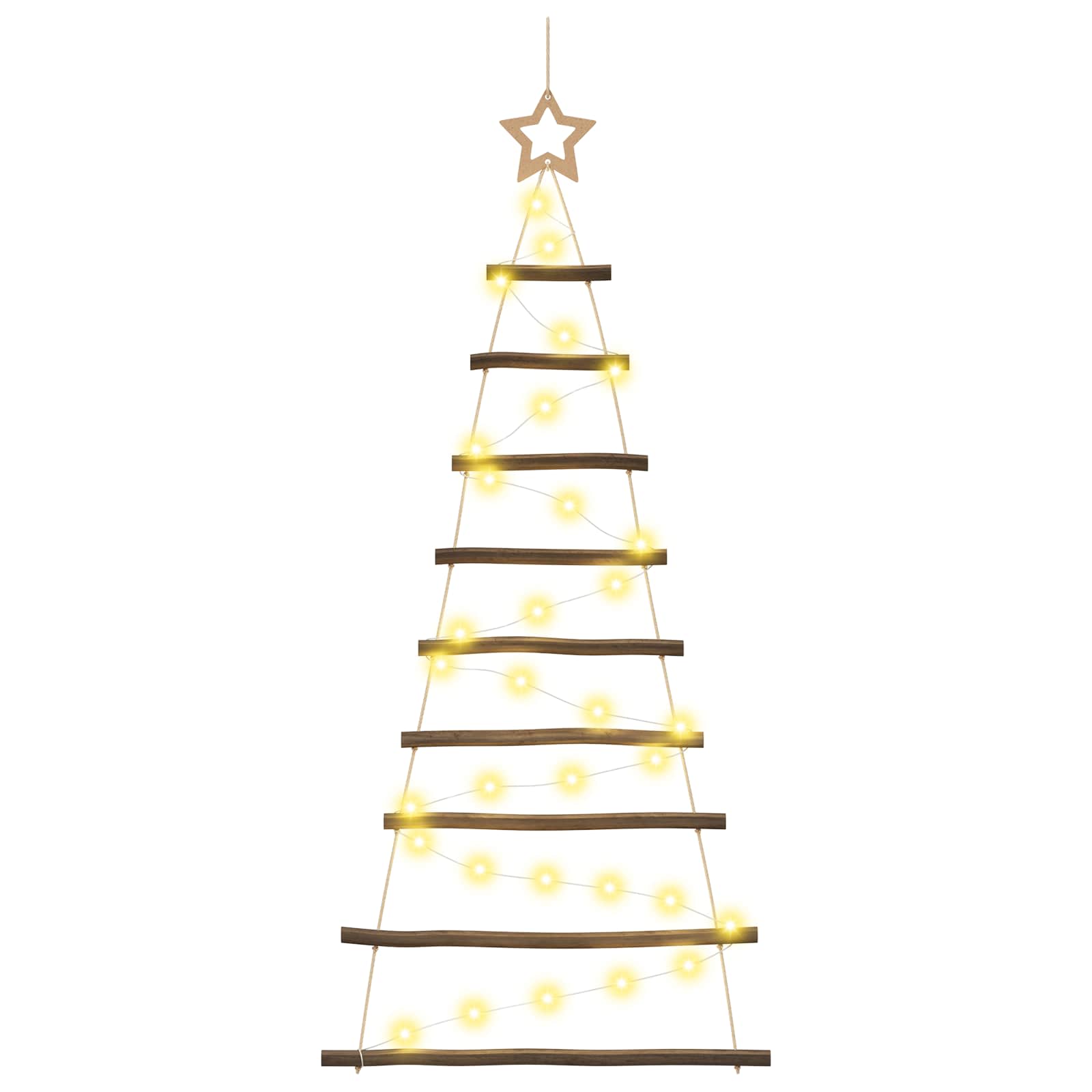 Hanging Christmas Tree 120 cm 50 LEDs Warm White