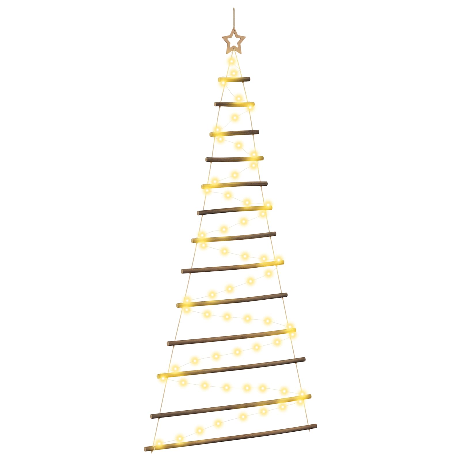 Hanging Christmas Tree 180 cm 100 LEDs Warm White