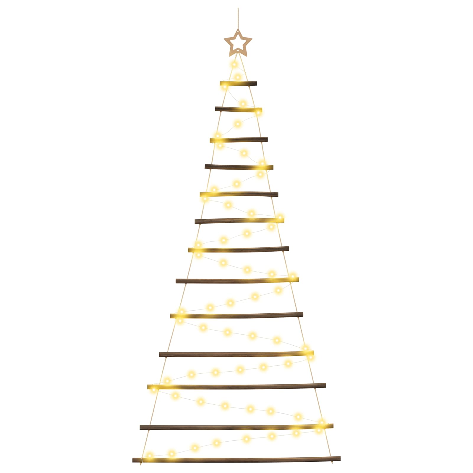 Hanging Christmas Tree 180 cm 100 LEDs Warm White