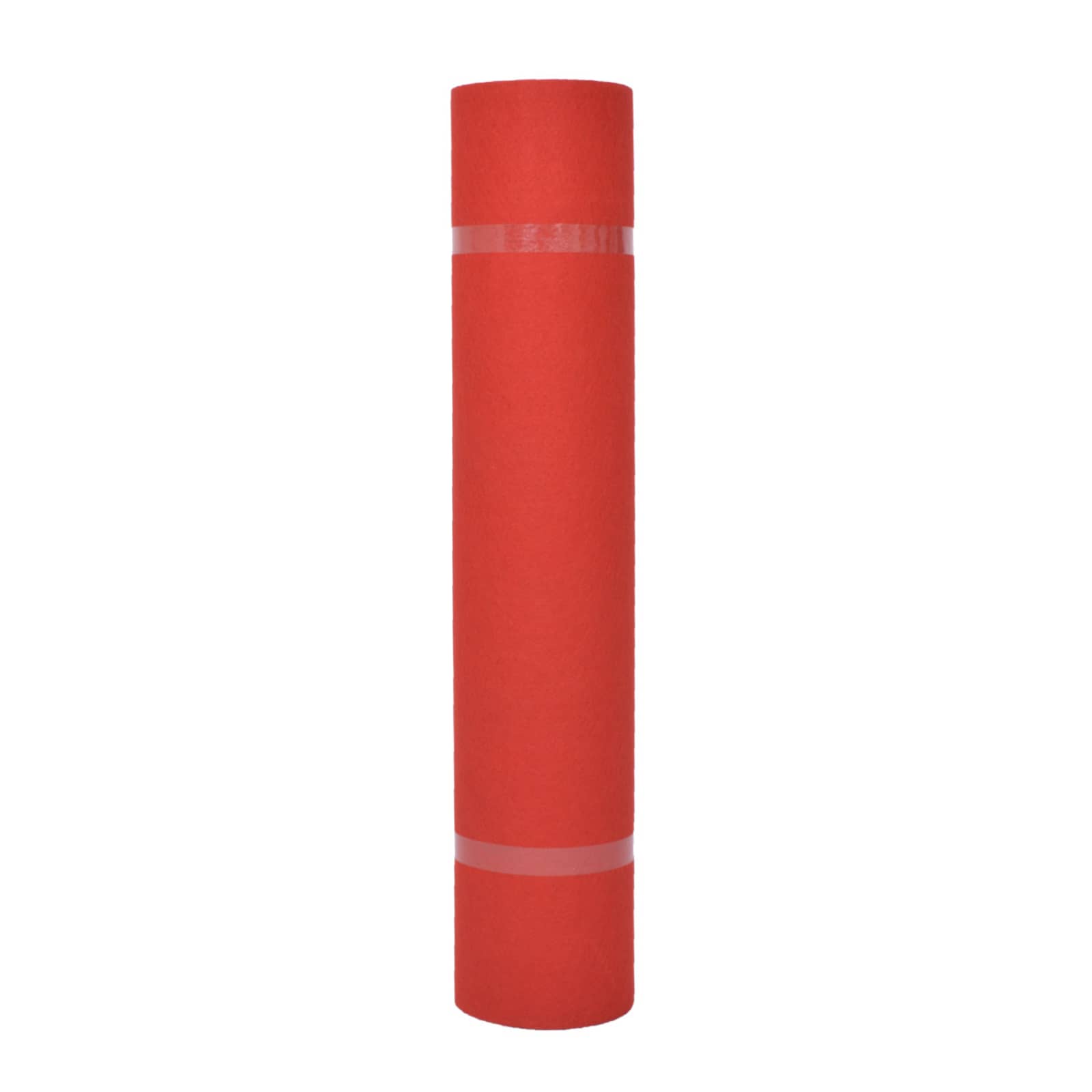 Carpet Plain Red 1 x 12 m Fabric