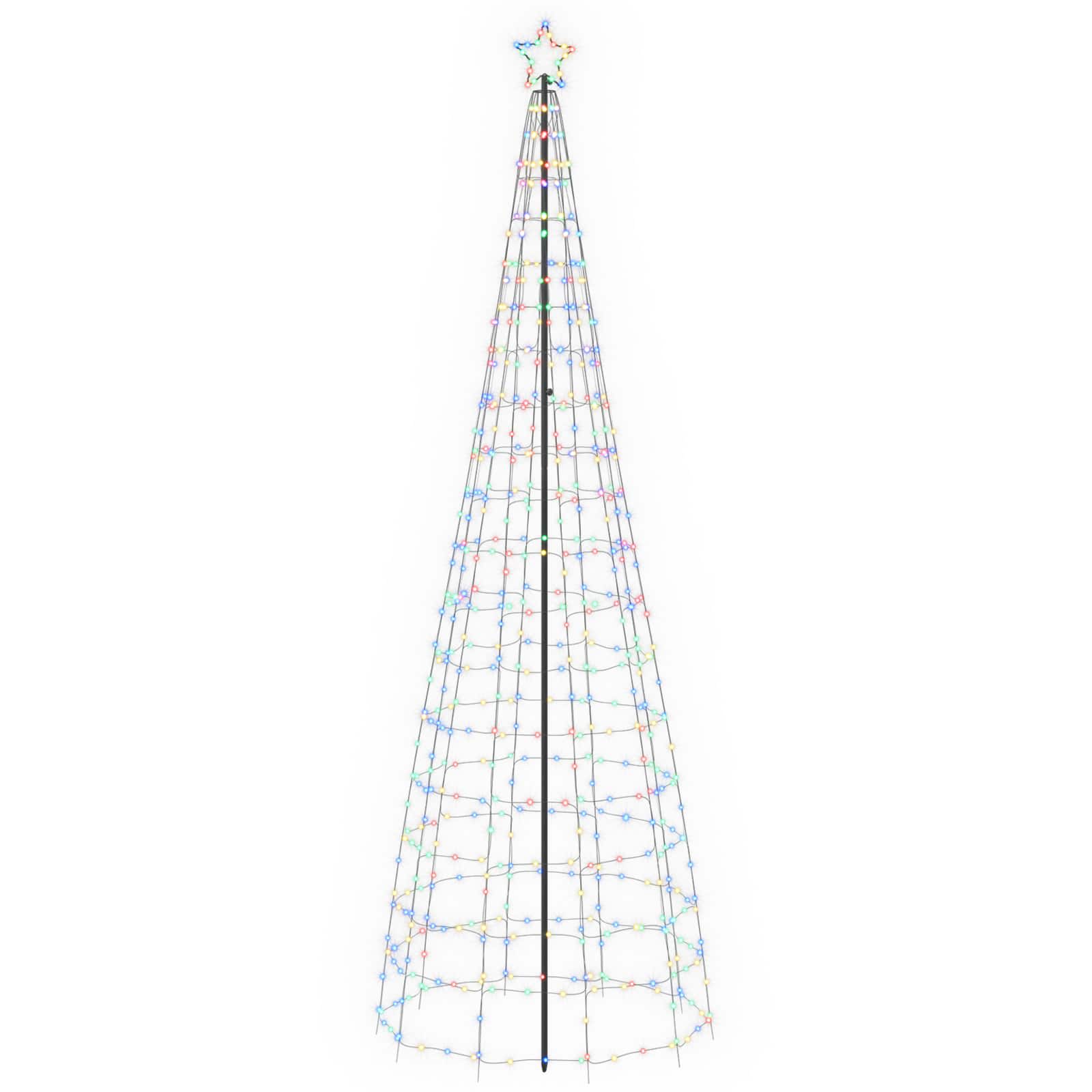 LED Christmas Tree with Spikes 300 cm 550 LEDs Multicolour