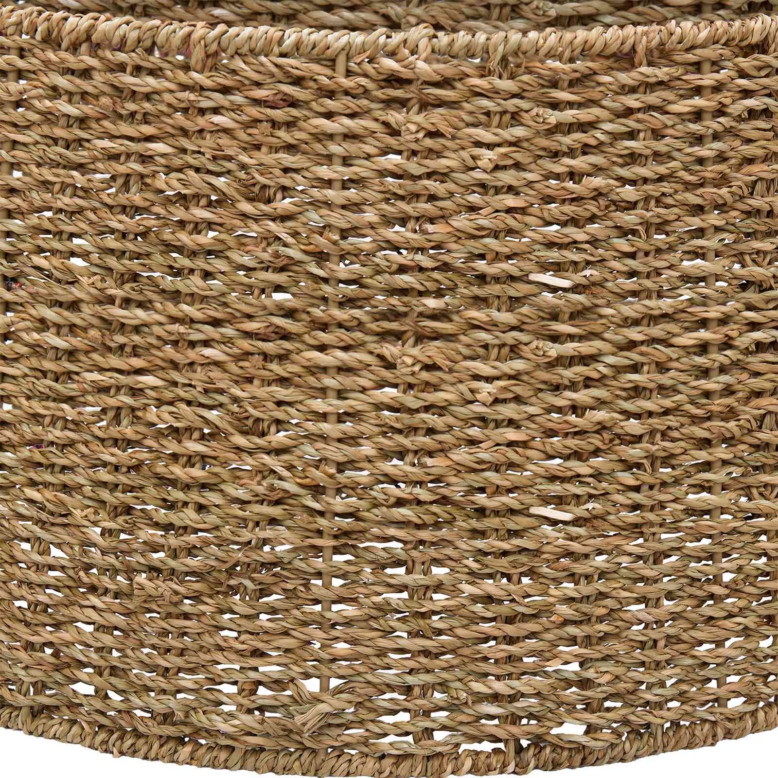 Christmas Tree Collar Round Natural Dia. 45 x 22 cm Seagrass
