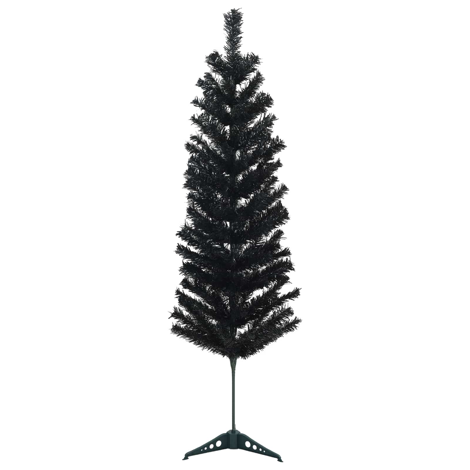 Artificial Slim Christmas Tree 150 cm 150 LEDs Warm White