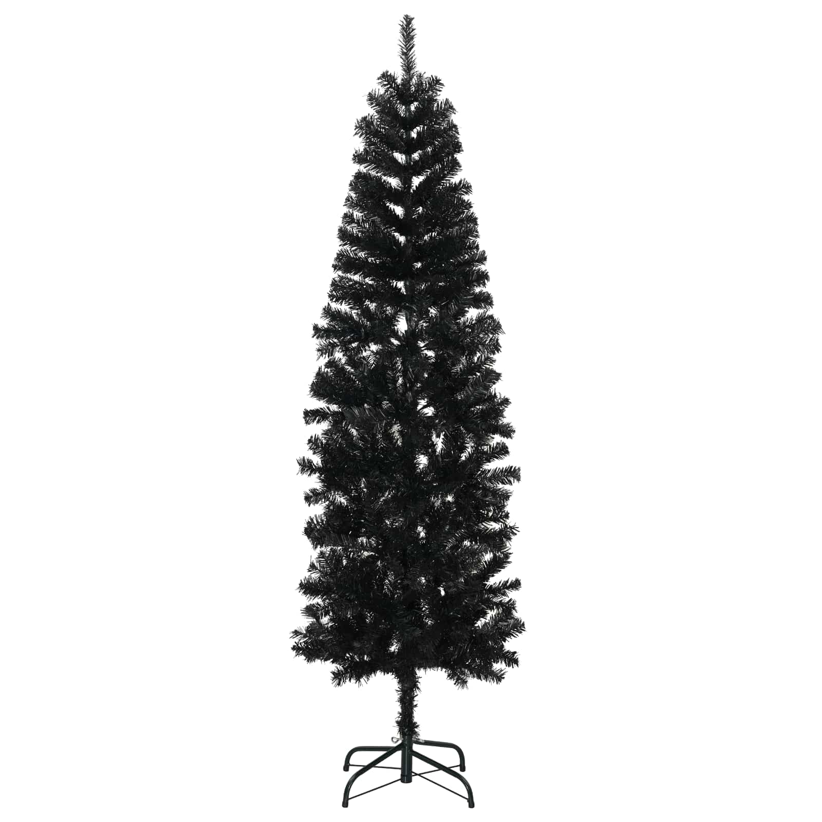 Artificial Slim Christmas Tree 210 cm 300 LEDs Warm White