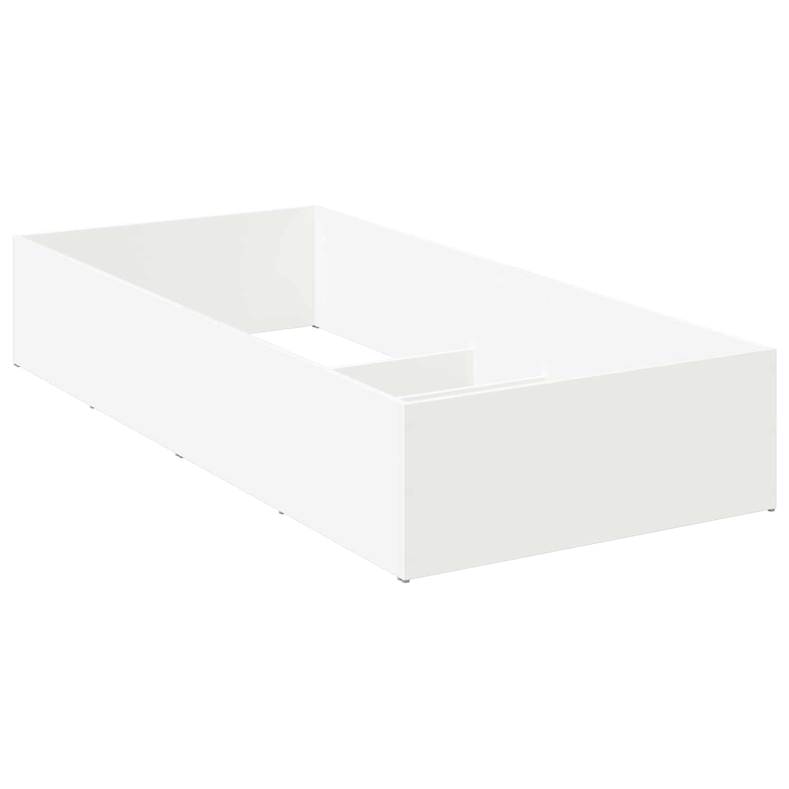 Bed Surround for Adjustable Bed Base White 90 x 190 cm
